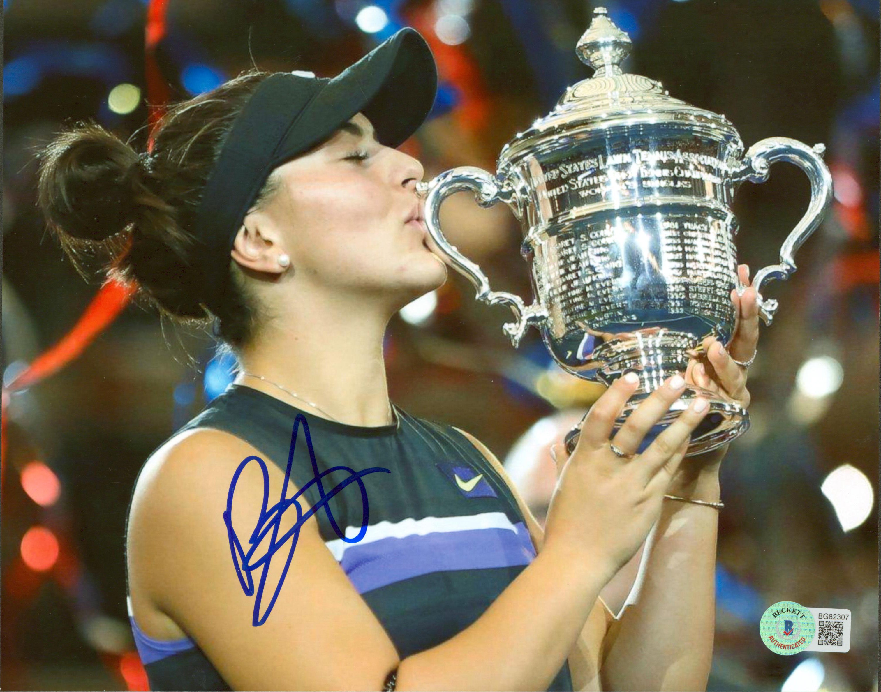 Bianca Andreescu Authentic Signed 8x10 Photo Autographed BAS #BG82307