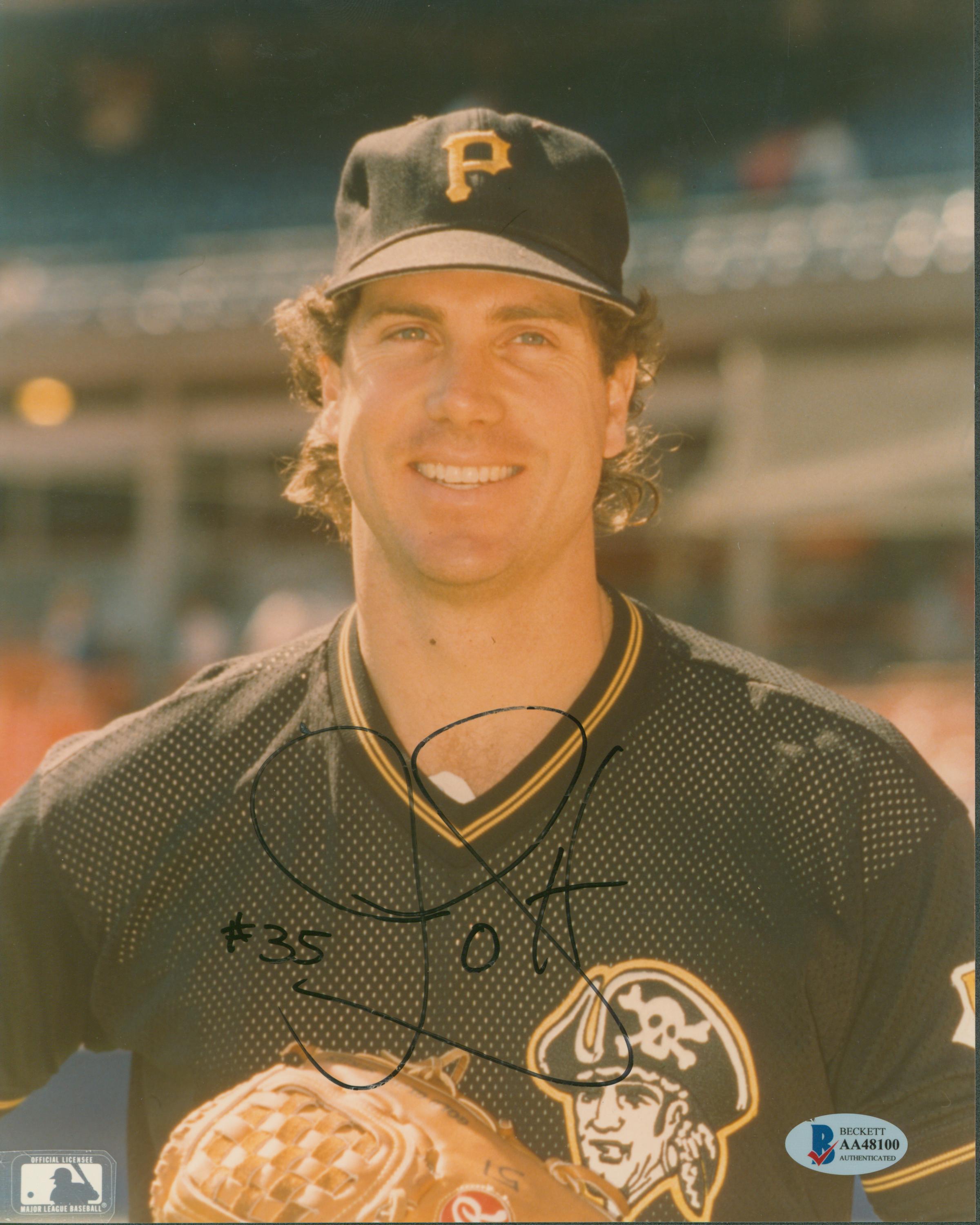 Pirates Jim Gott Authentic Signed 8x10 Photo Autographed BAS #AA48100