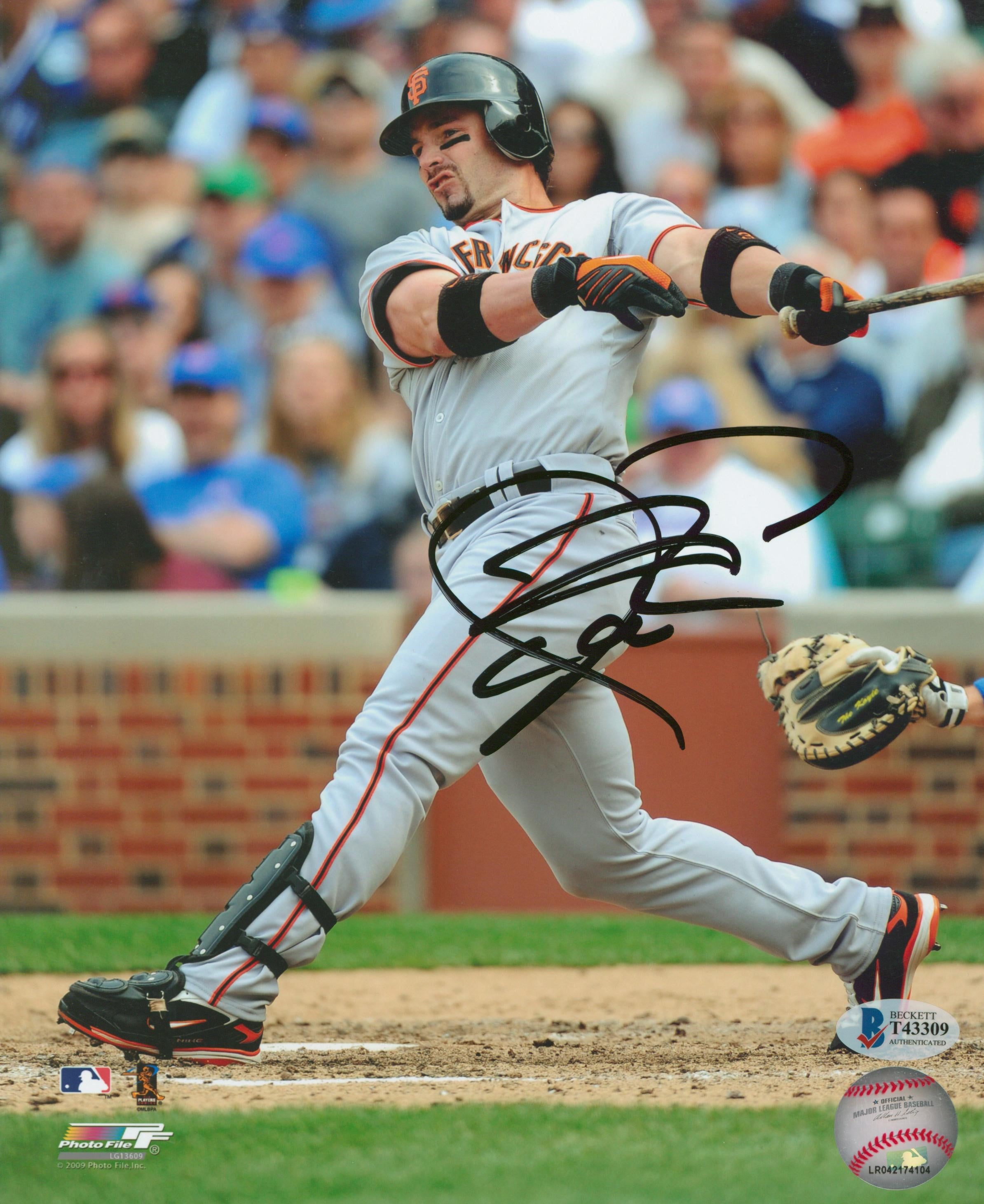 Giants Aaron Rowand Authentic Signed 8x10 Photo Autographed BAS #T43309