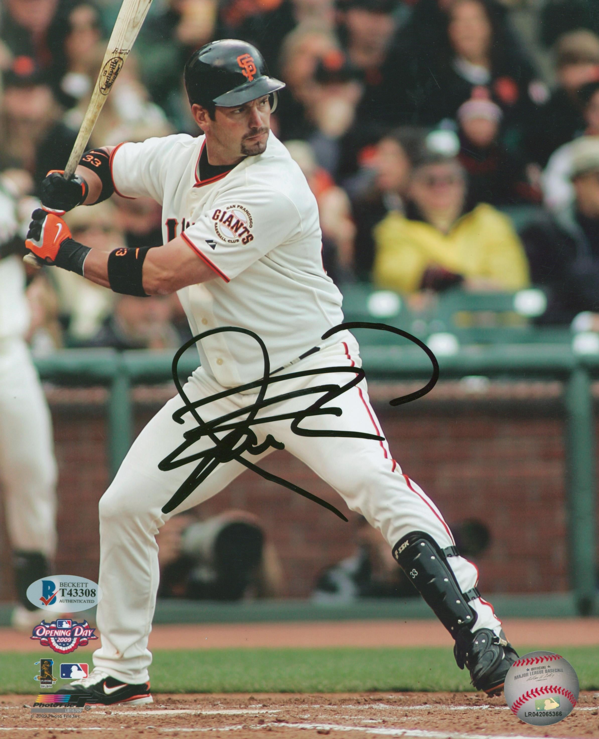 Giants Aaron Rowand Authentic Signed 8x10 Photo Autographed BAS #T43308