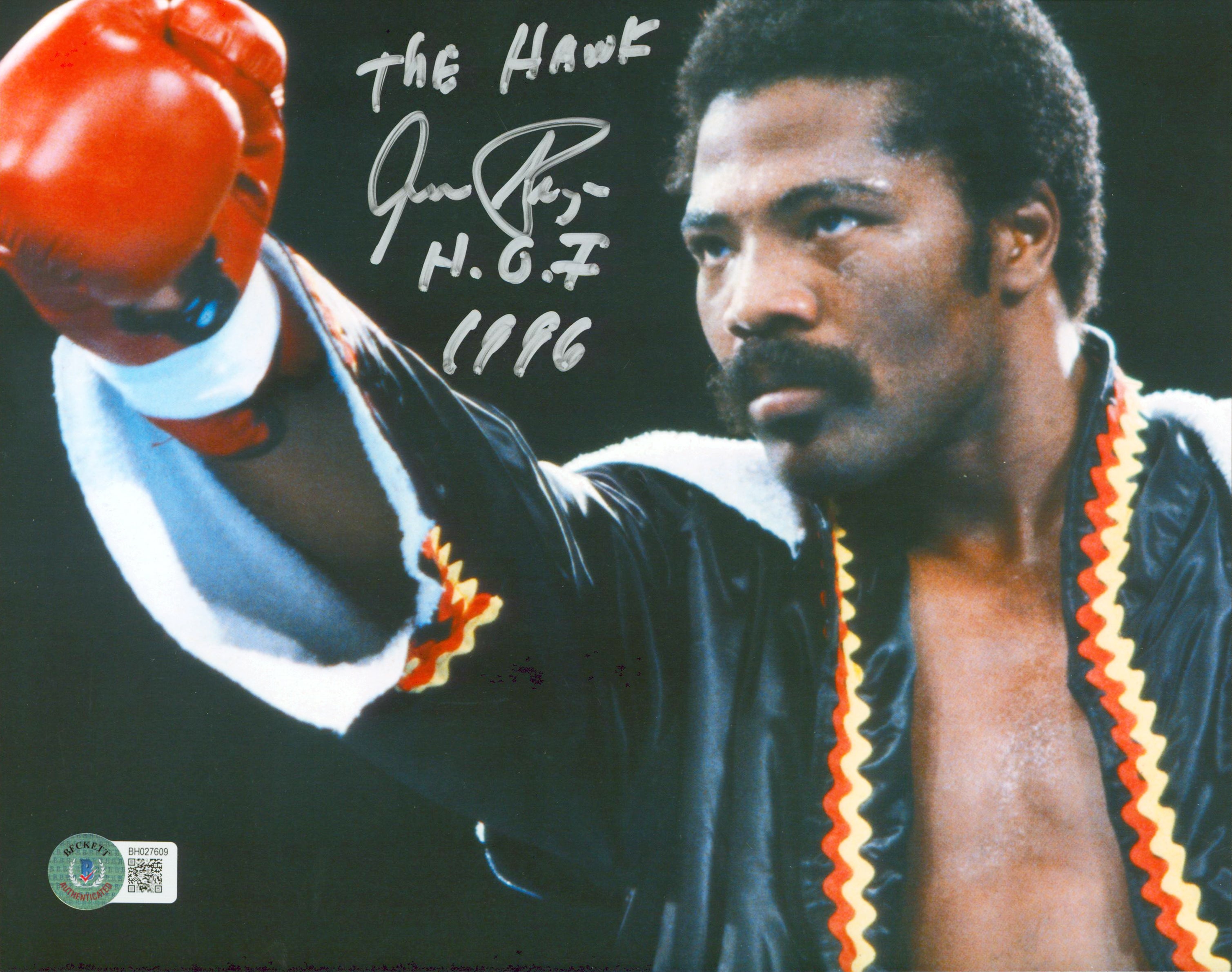 Aaron Pryor "The Hawk HOF 1996" Authentic Signed 8x10 Photo BAS #BH027609