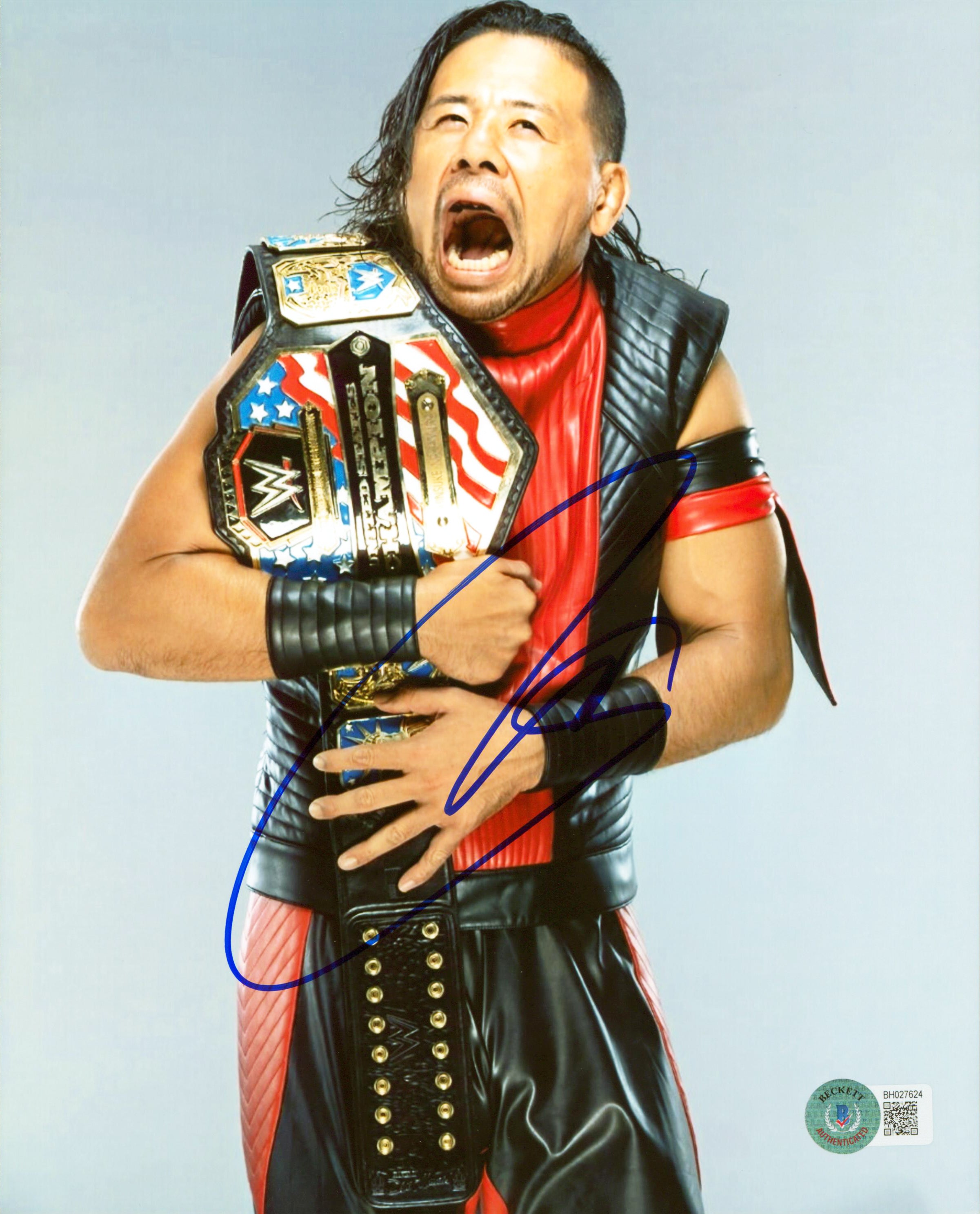 Shinsuke Nakamura WWE Authentic Signed 8x10 Photo Autographed BAS #BH027624