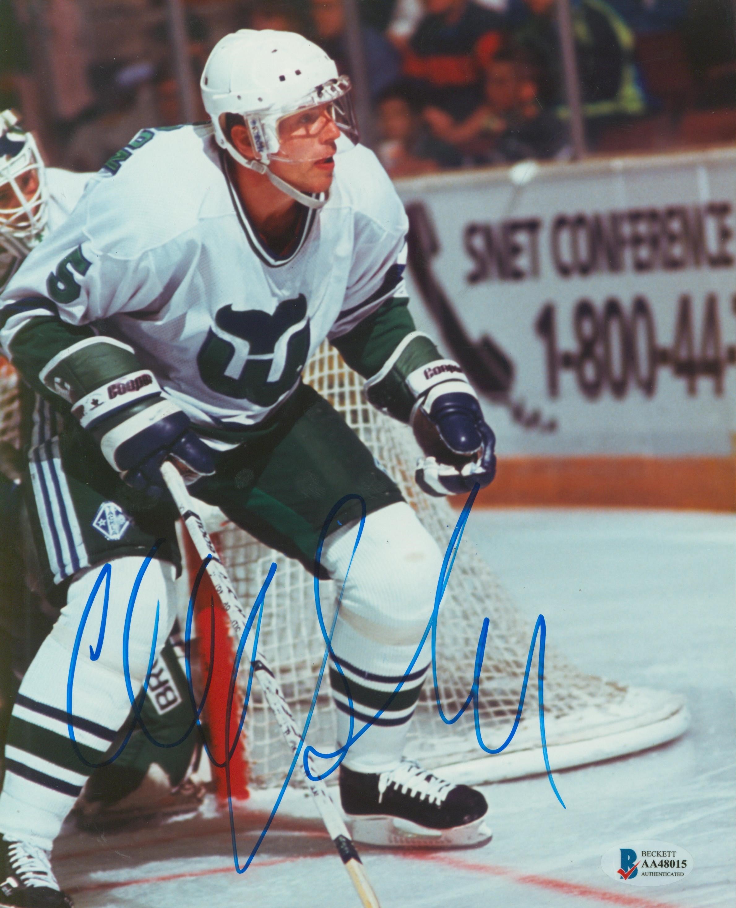 Whalers Ulf Samuelsson Authentic Signed 8x10 Photo Autographed BAS #AA48015
