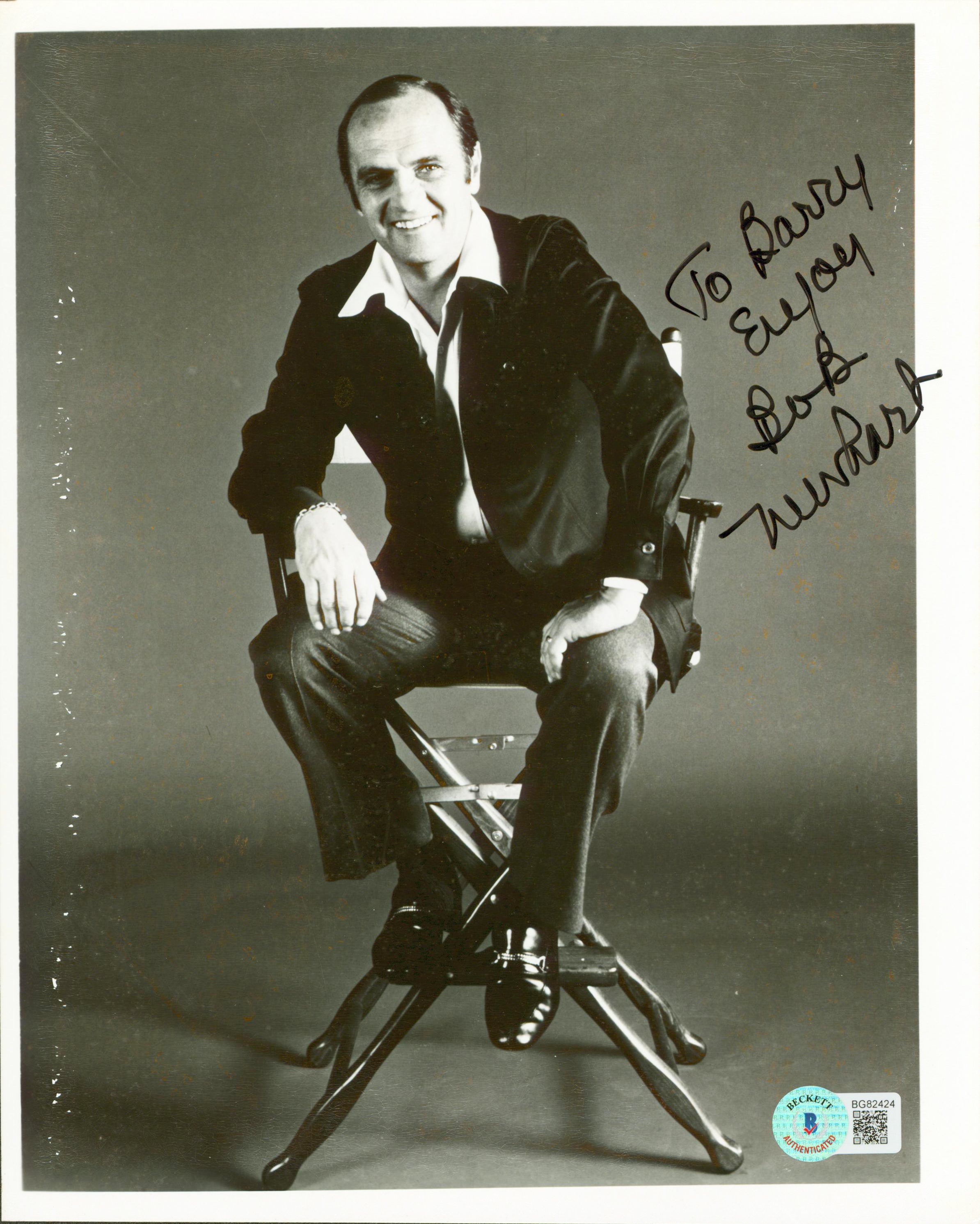 Bob Newhart The Big Bang Theory "To Barry Enjoy" Signed 8x10 Photo BAS #BG82424