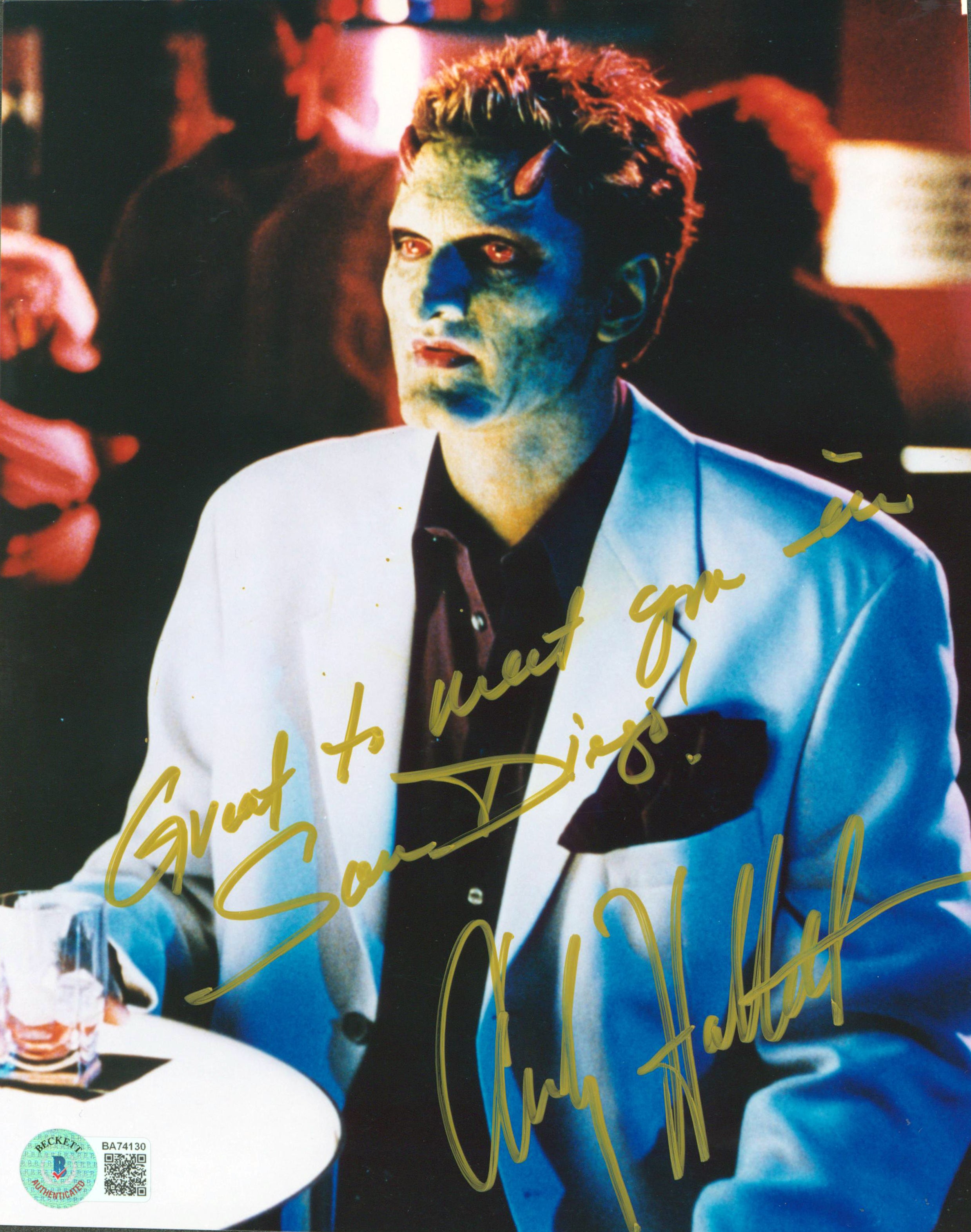Andy Hallett Angel Authentic Signed 8x10 Photo Autographed BAS #BA74130