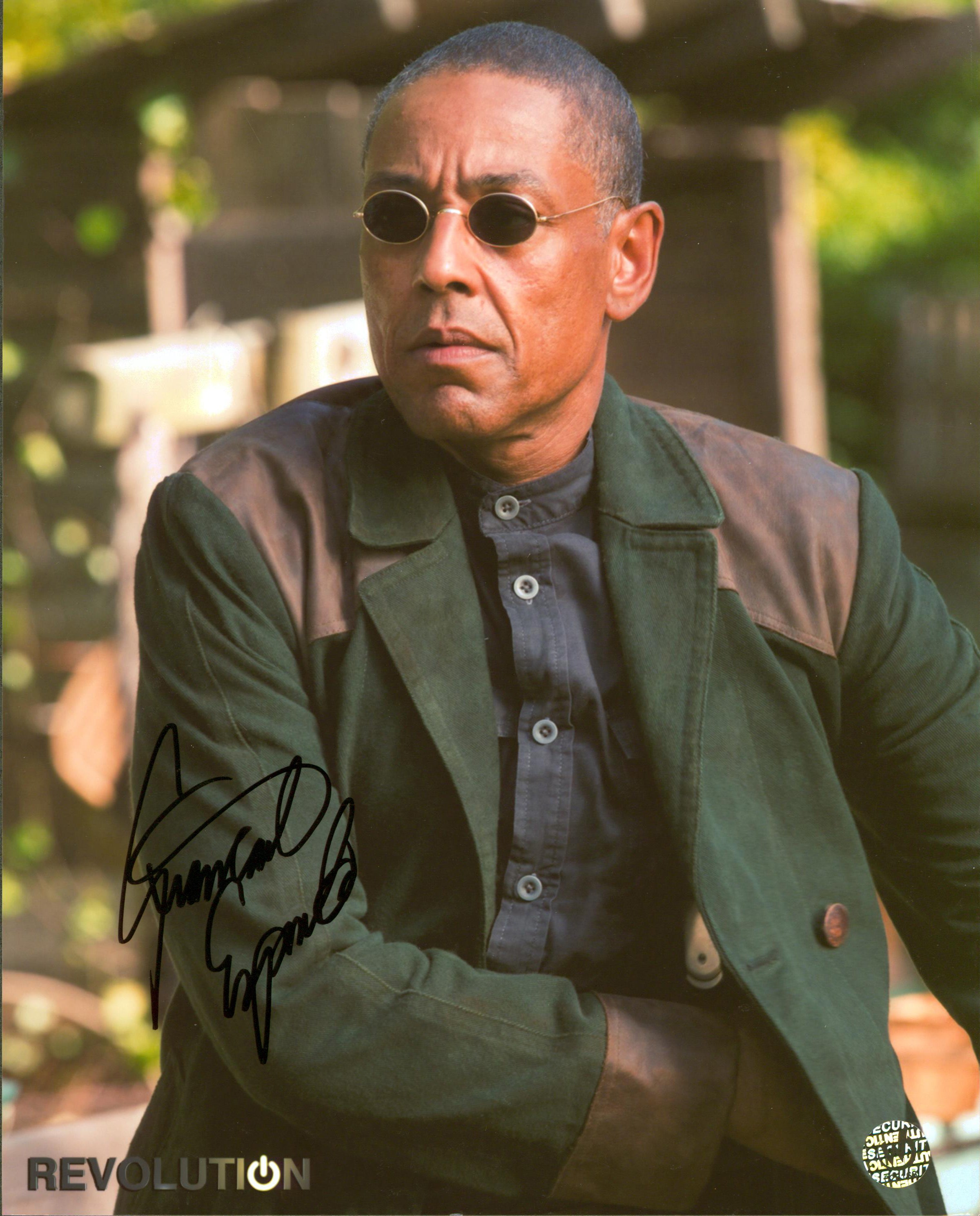 Giancarlo Esposito Revolution Authentic Signed 8x10 Photo Wizard World 6