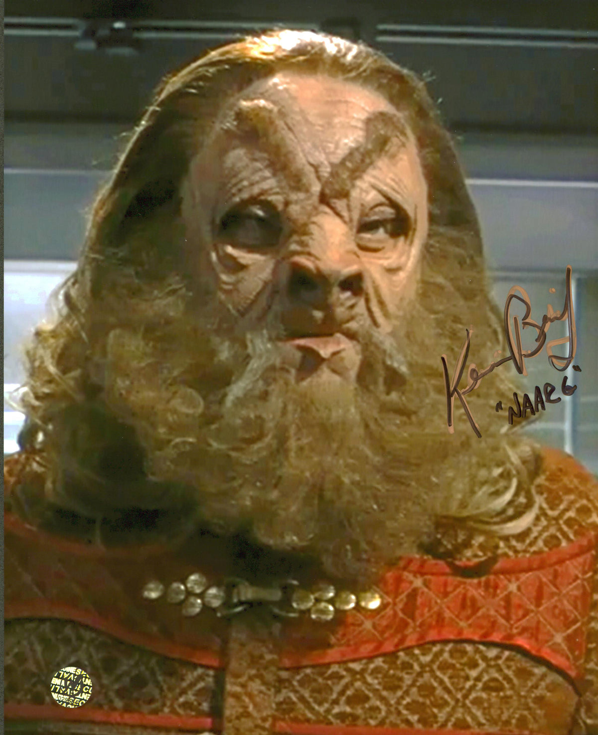 Kevin Brief Star Trek Enterprise "Naarg" Signed 8x10 Photo Wizard World #029684