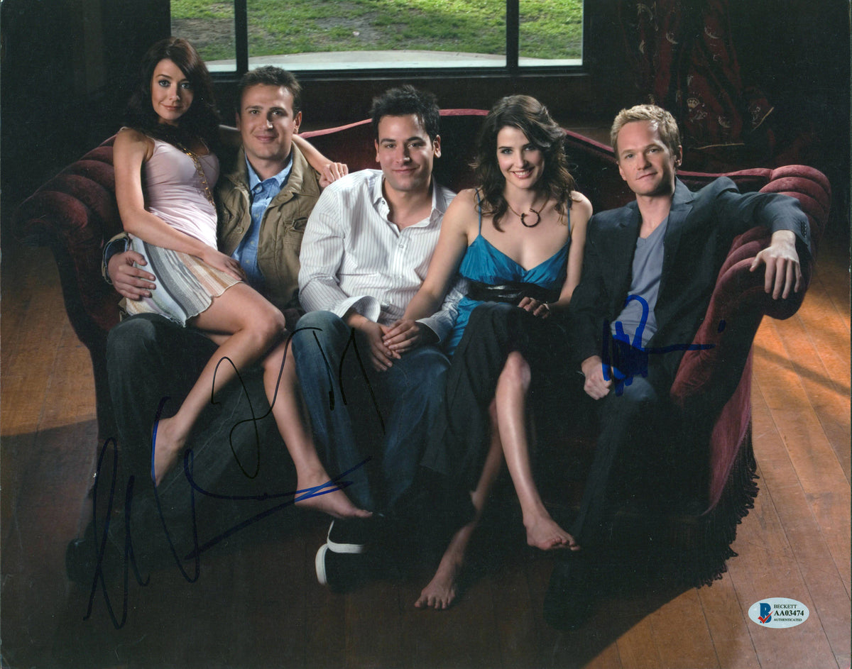 I Met Your Mother (3) Harris, Radnor & Segal Signed 11x14 Photo BAS #AA03474