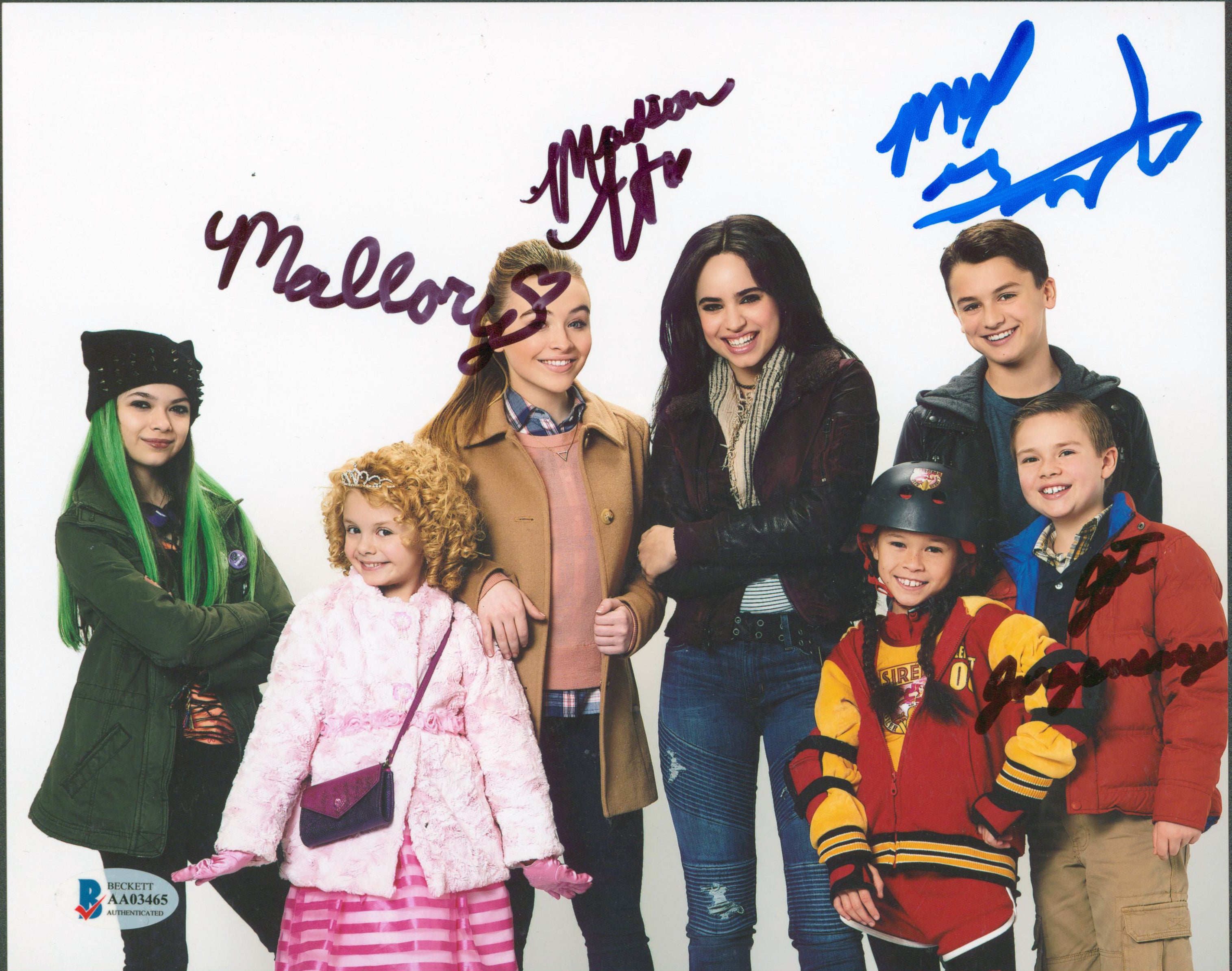 Adventure's in Babysitting (4) Authentic Signed 8x10 Photo BAS #AA03465