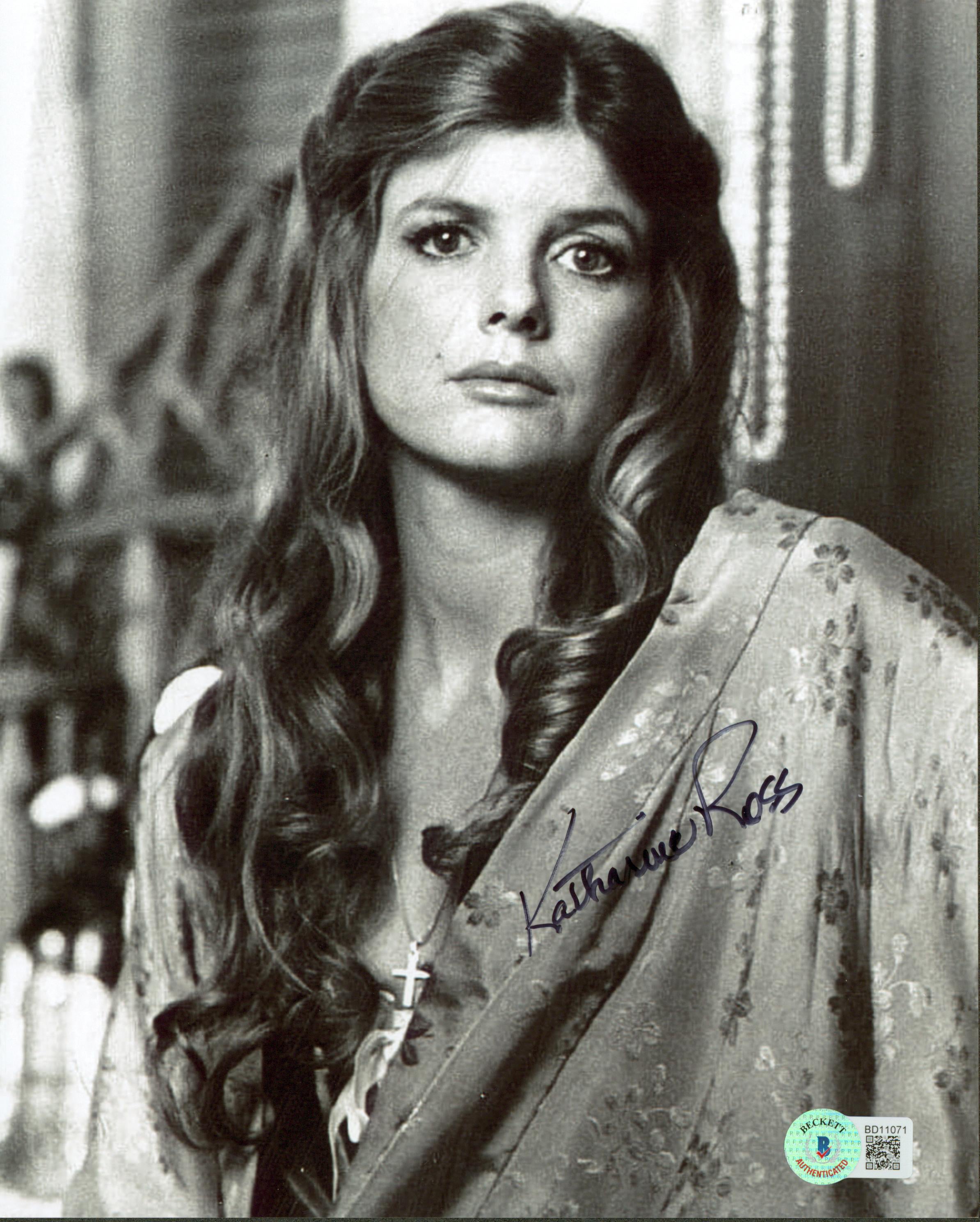 Katharine Ross Voyage of the Damned Signed 8x10 Black & White Photo BAS #BD11071