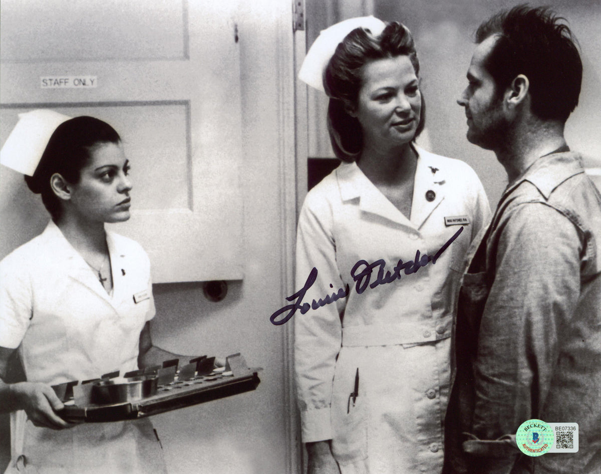 Louise Fletcher One Flew Over The Cuckoo's Nest Signed 8x10 Photo BAS #BE07336