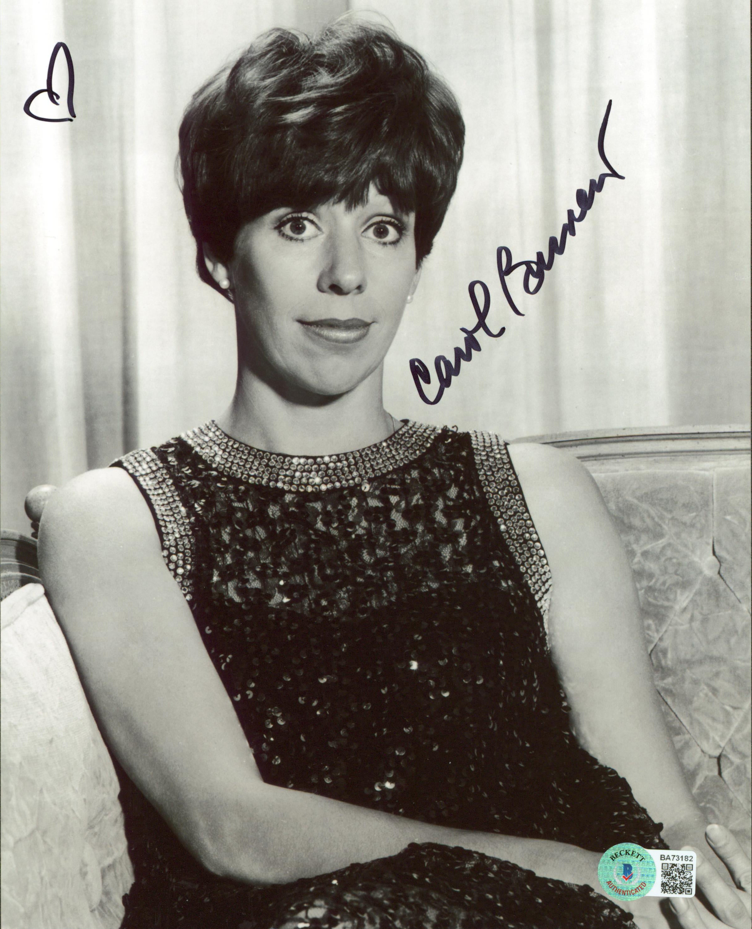 Carol Burnett Authentic Signed 8x10 Black & White Photo Autographed BAS #BA73182