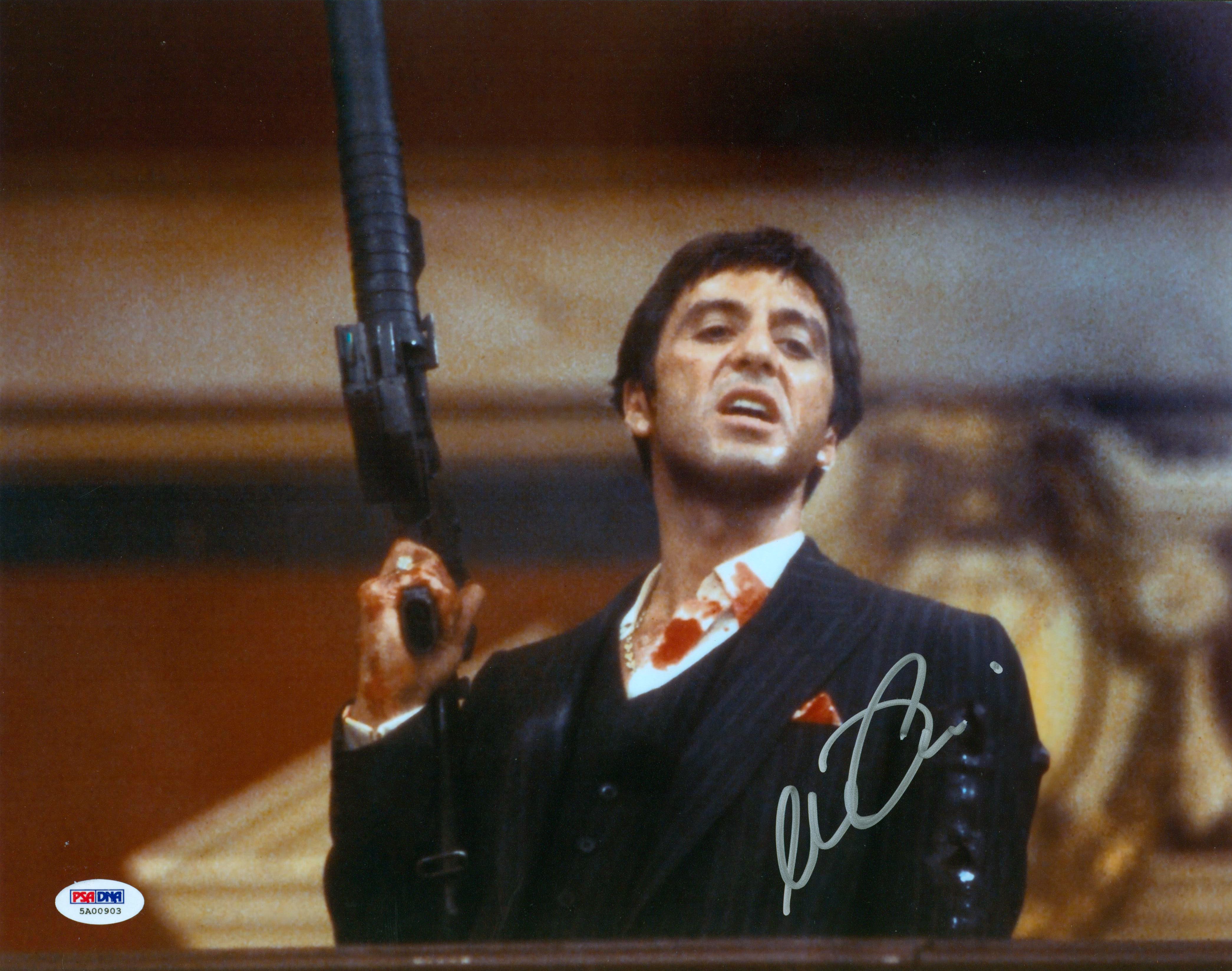 Al Pacino Scarface Authentic Signed 11x14 Photo Autographed PSA/DNA Itp #5A00903