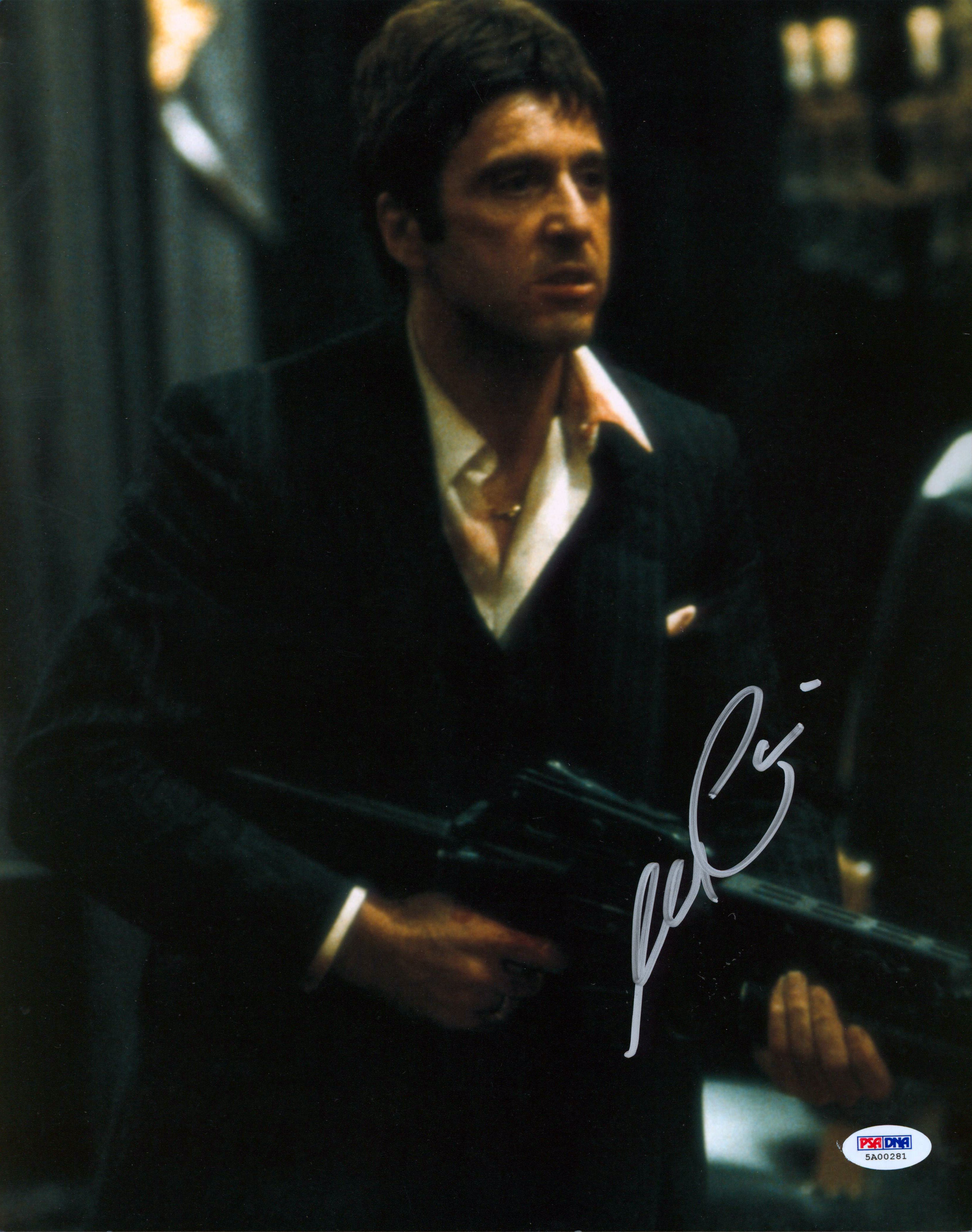 Al Pacino Scarface Authentic Signed 11x14 Photo Autographed PSA/DNA Itp #5A00281