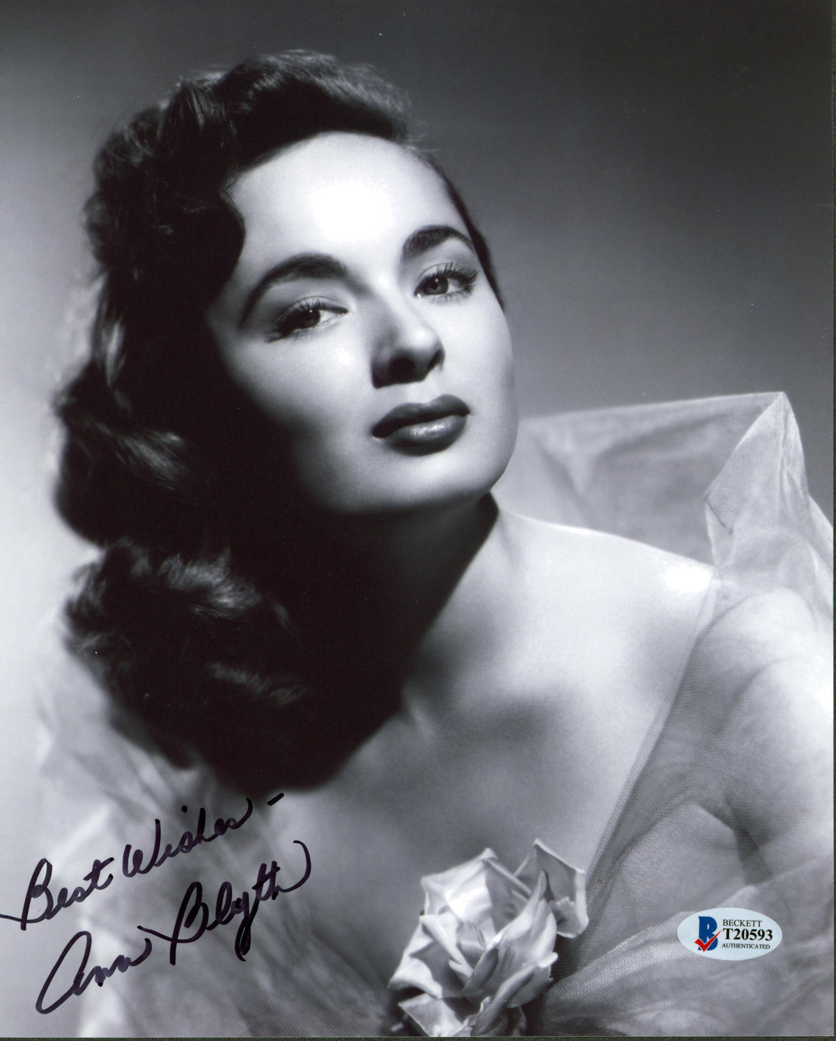 Ann Blyth Our Very Own Authentic Signed 8x10 Black & White Photo BAS #T20593