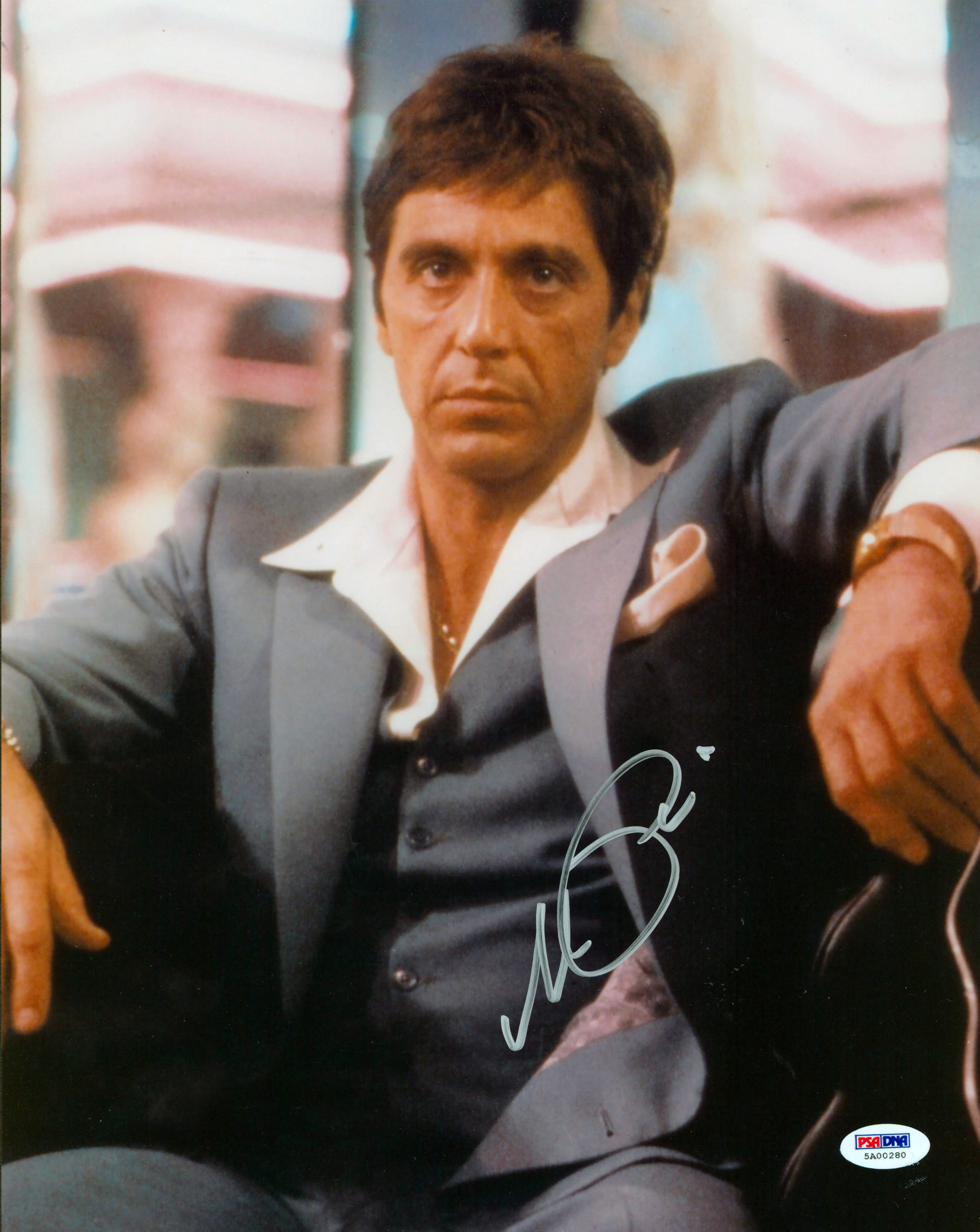 Al Pacino Scarface Authentic Signed 11x14 Photo Autographed PSA/DNA Itp #5A00280