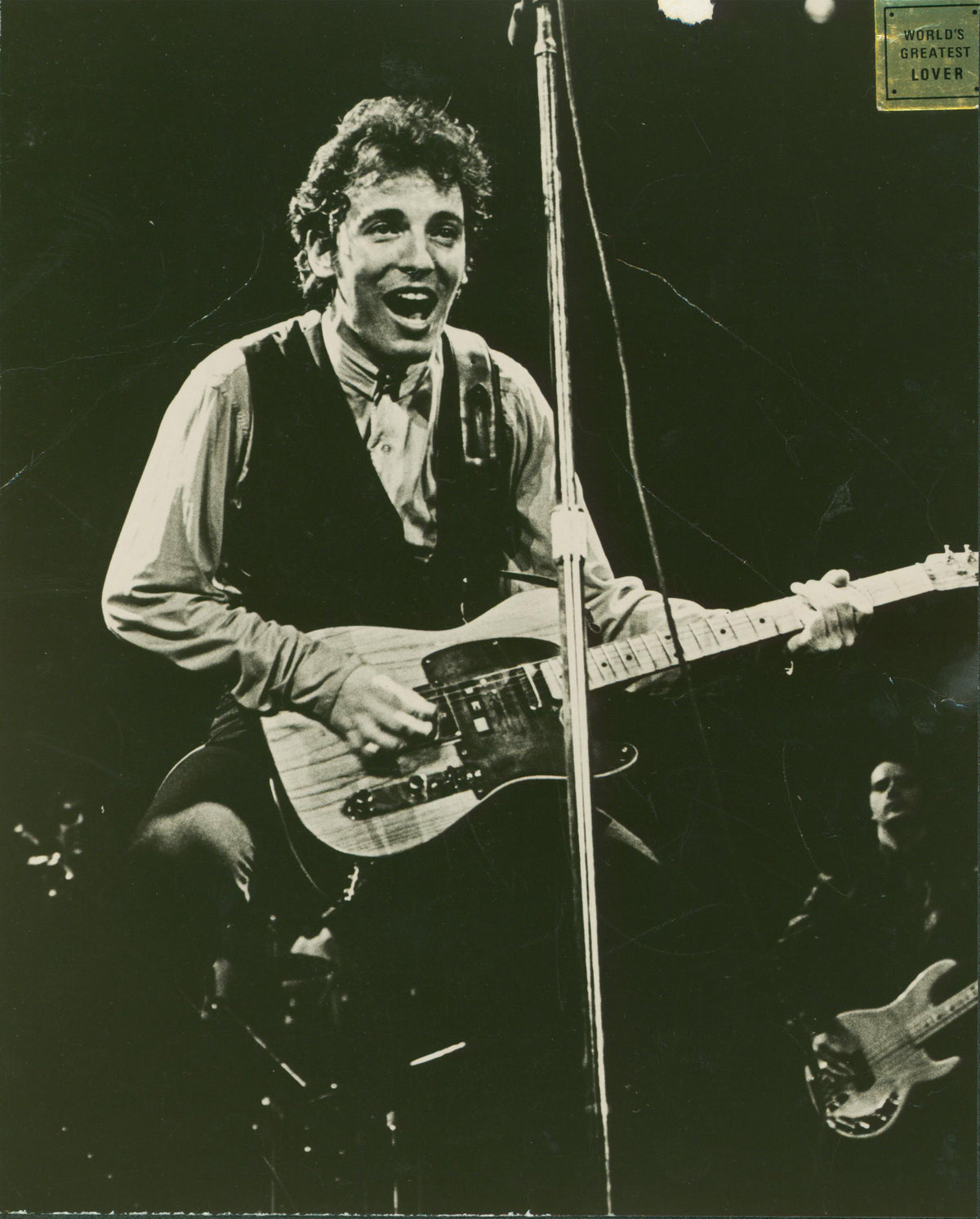 Bruce Springsteen "To Pam" Signed Vintage 7.4x9.25 B&W Photo PSA/DNA #AD07136