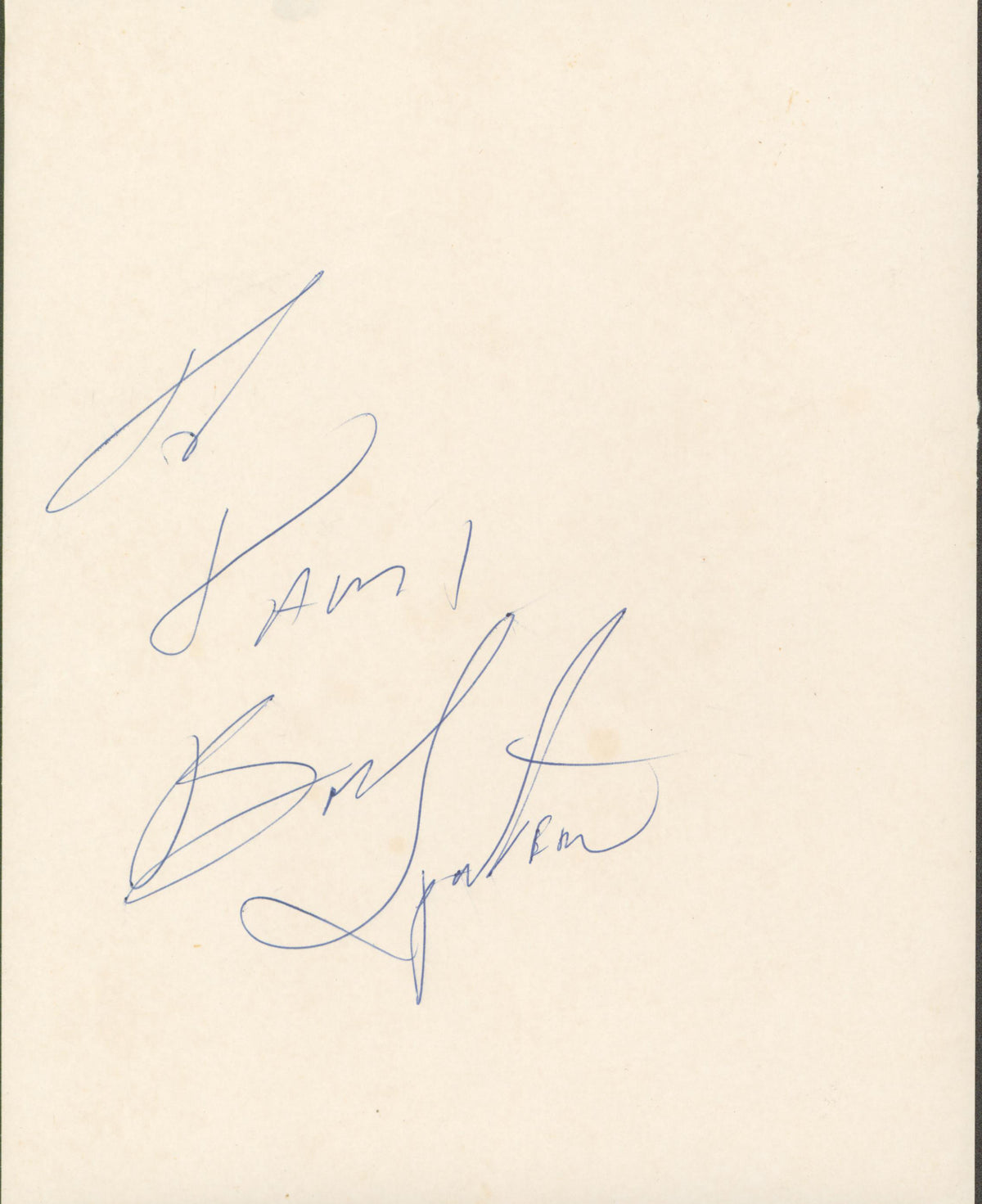 Bruce Springsteen "To Pam" Signed Vintage 7.4x9.25 B&W Photo PSA/DNA #AD07136