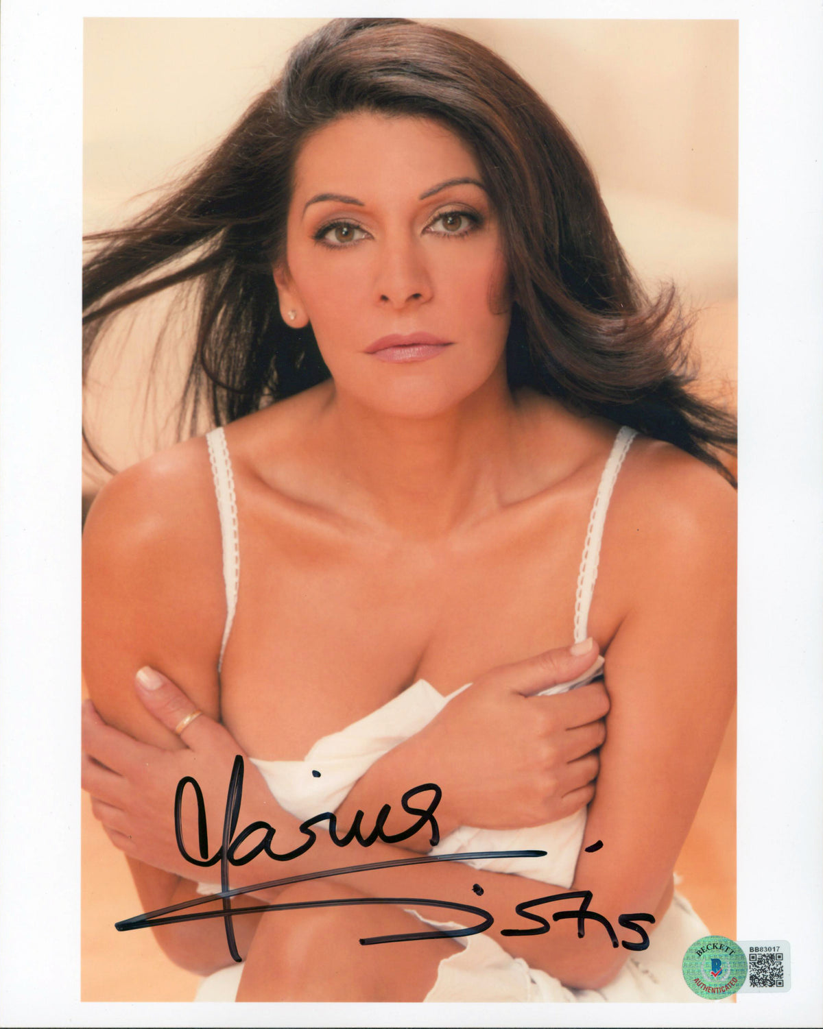 Marina Sirtis Star Trek The Next Generation Signed 8x10 Photo BAS #BB83017