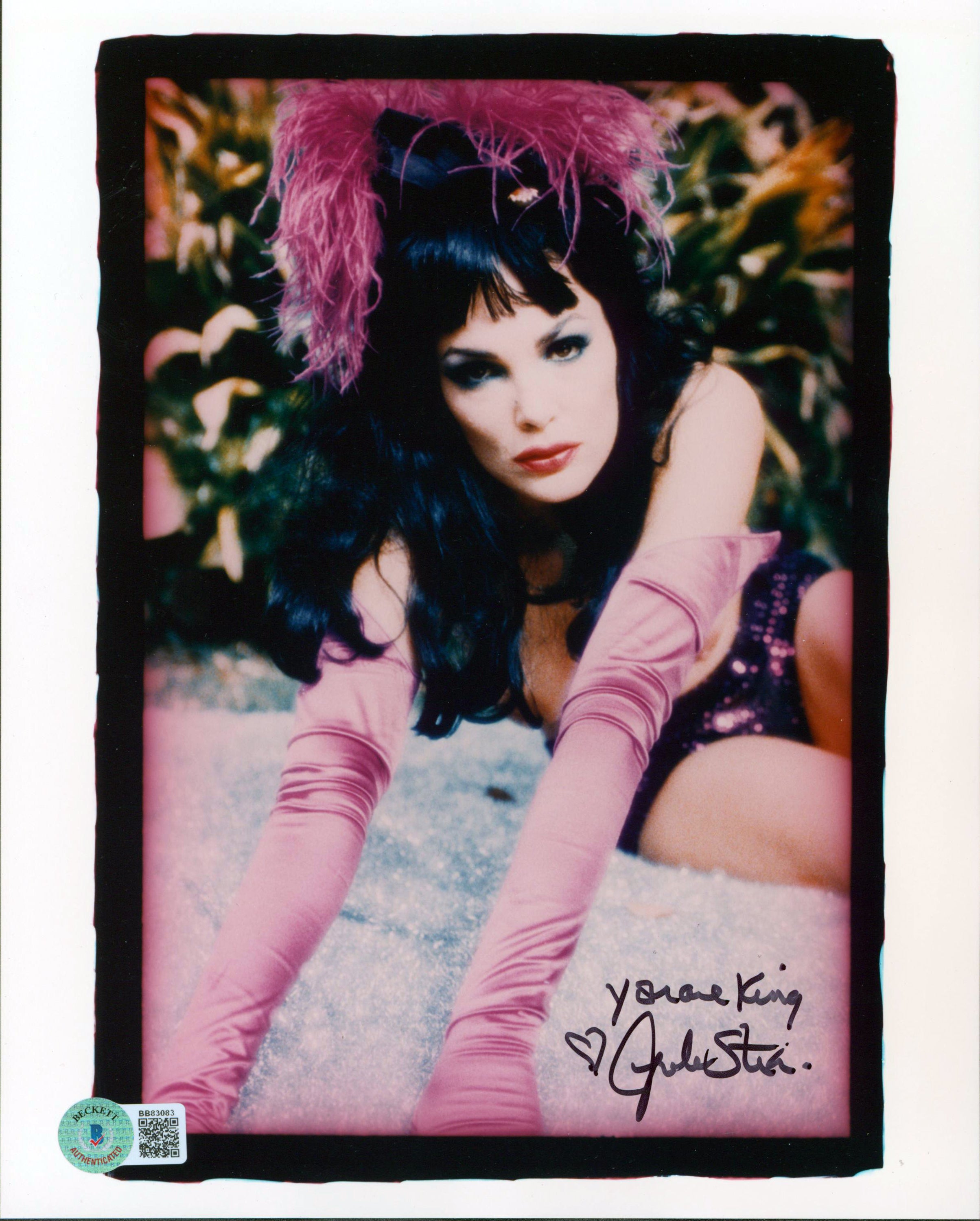 Julie Strain "You Are King" Signed 8x10 Sexy Photo Deceased  BAS #BB83083