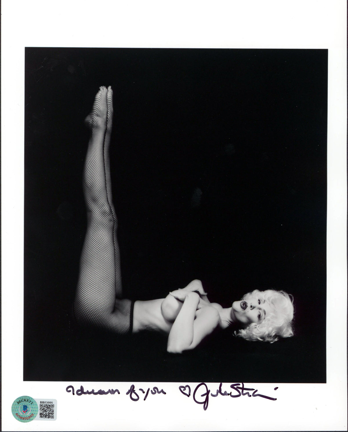 Julie Strain "I Dream Of You" Signed 8x10 Sexy Photo Deceased BAS #BB83086