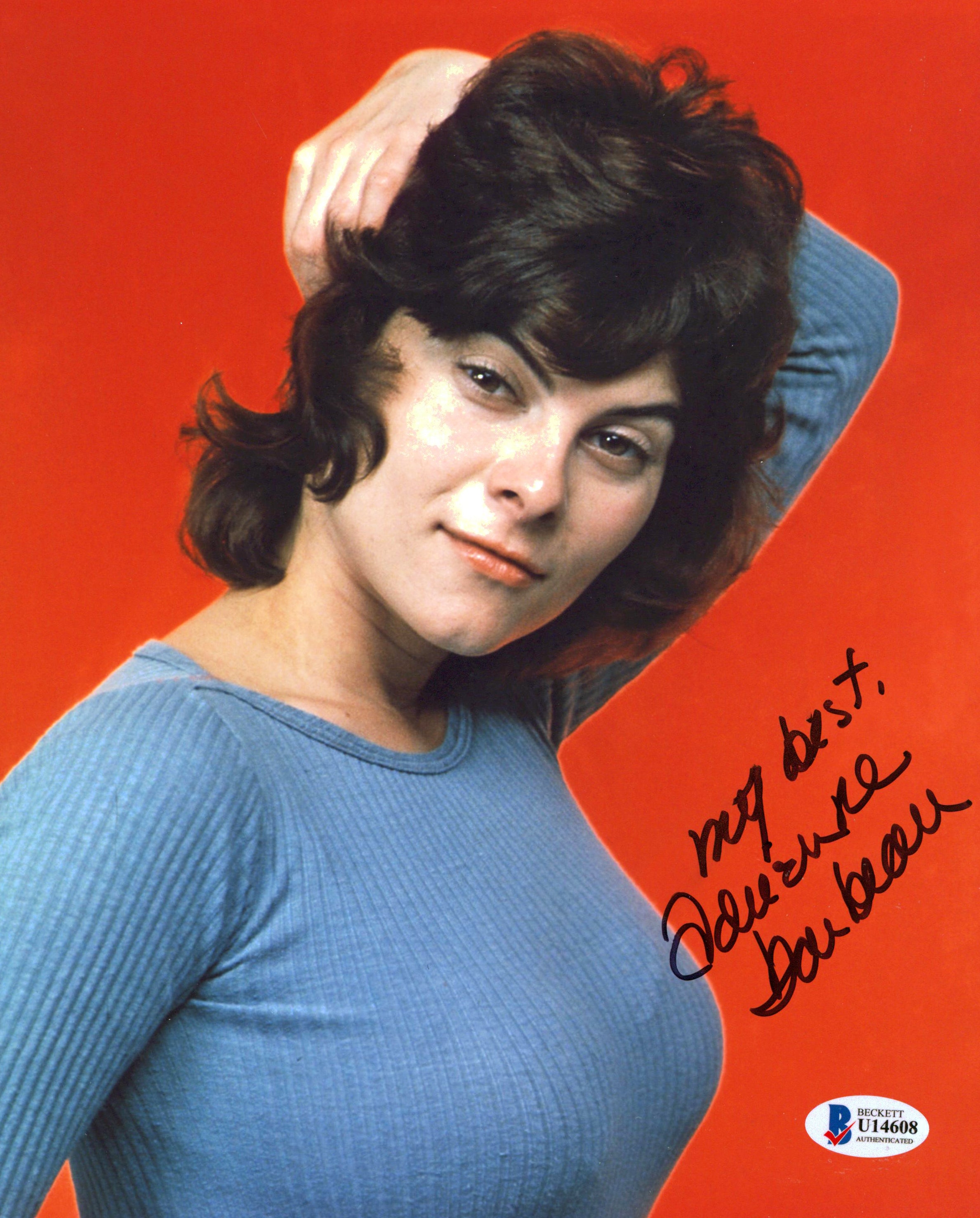 Adrienne Barbeau Escape from New York "My Best" Signed 8x10 Photo BAS #U14608