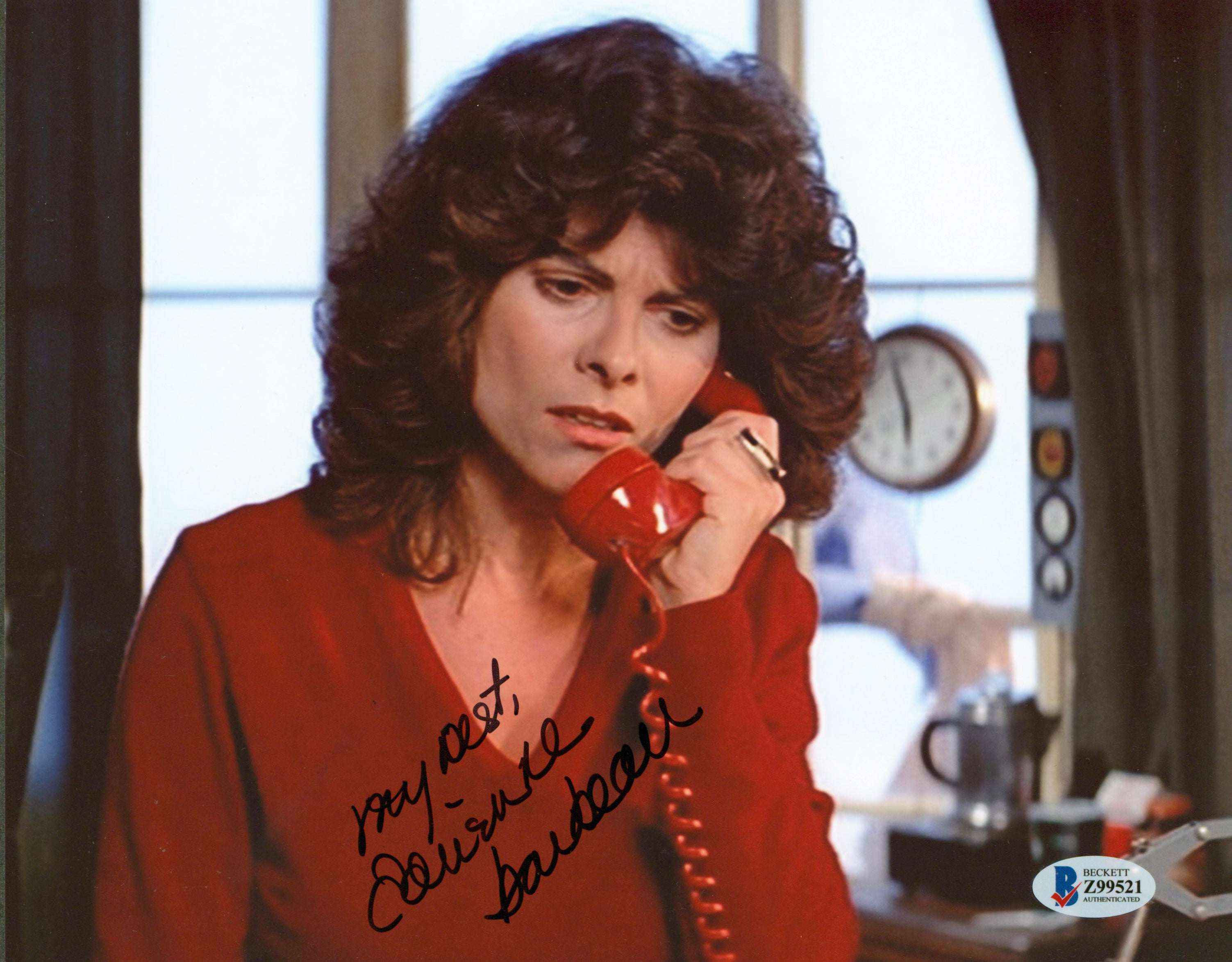 Adrienne Barbeau The Fog "My Best" Authentic Signed 8x10 Photo BAS #Z99521