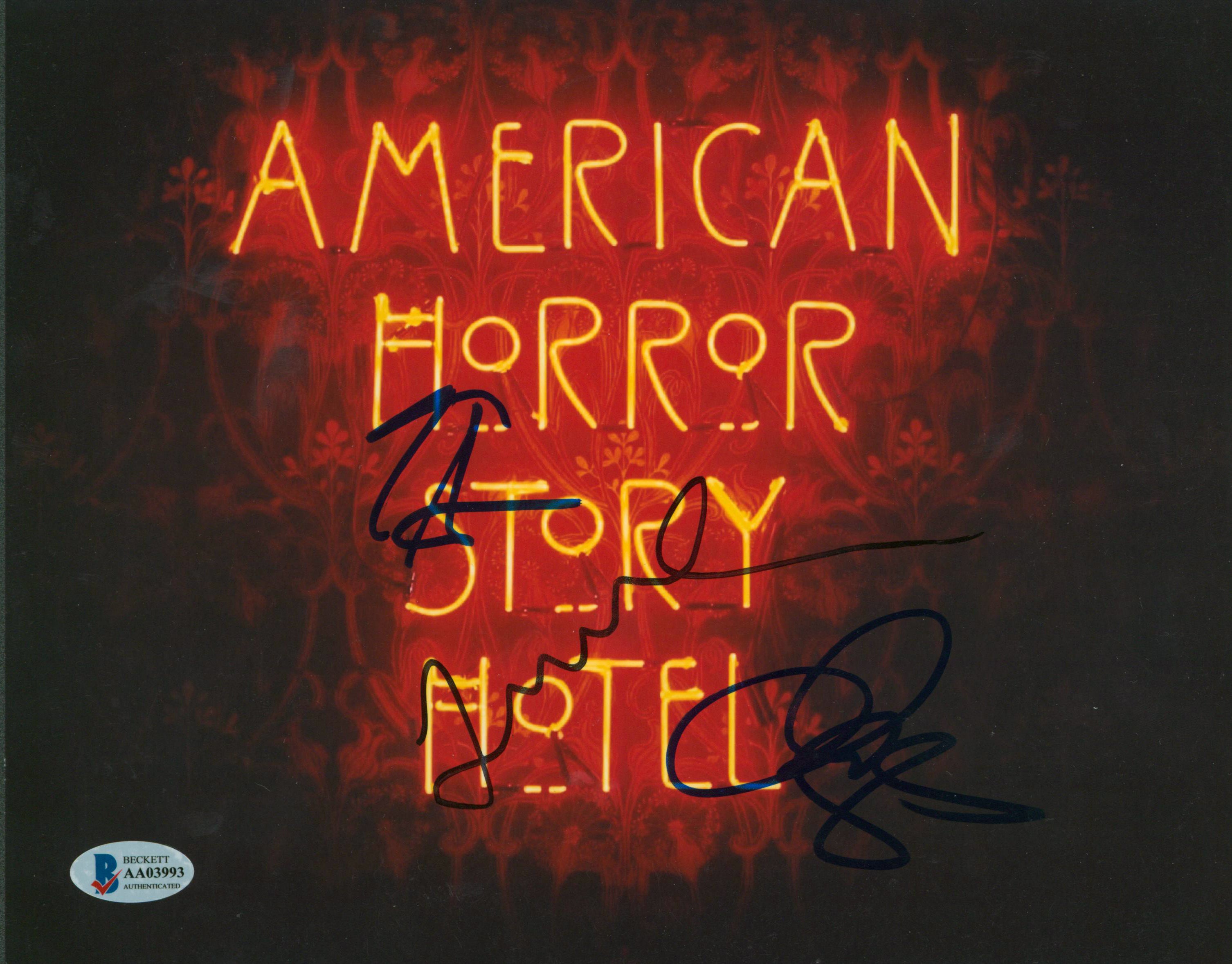 AHS Hotel (3) Peters, Wittrock & Jackson Signed 8x10 Photo BAS #AA03993