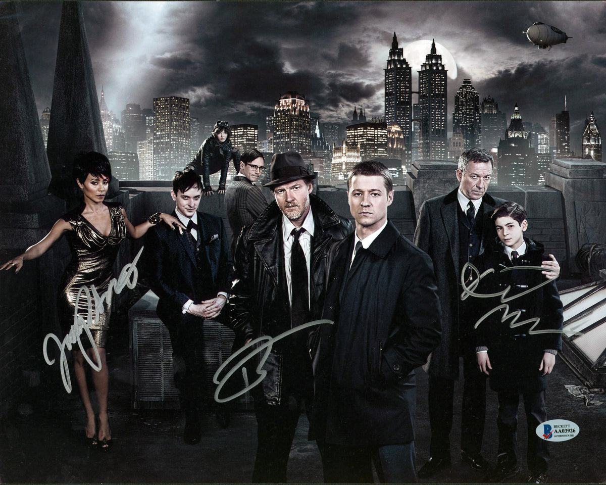 Gotham (3) Pinkett Smith, Mazouz & Logue Signed 11x14 Photo BAS #AA03926