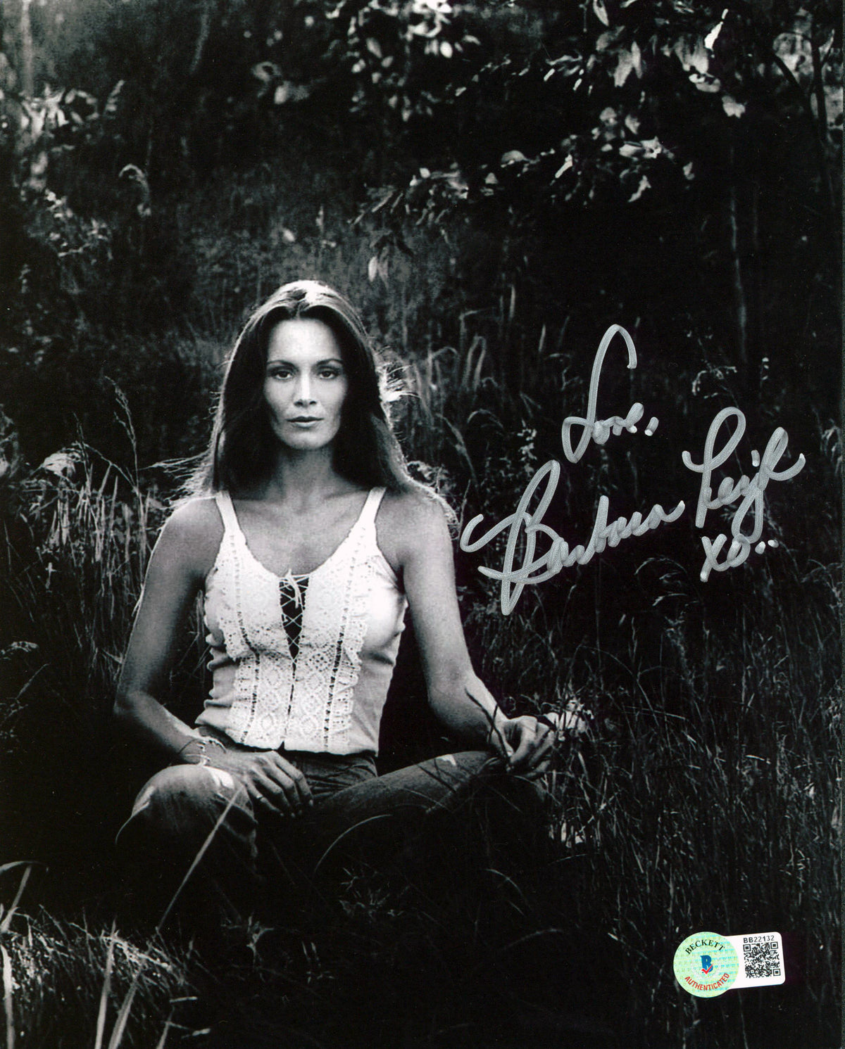 Barbara Leigh Vampirella "Love" Authentic Signed 8x10 Sexy Photo BAS #BB22132