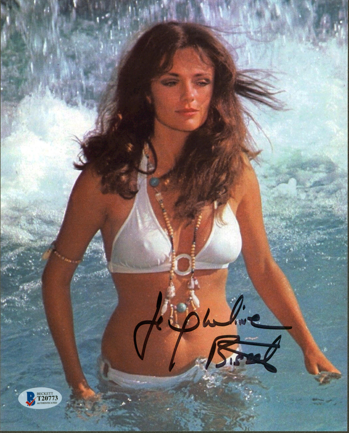 Jacqueline Bisset The Deep Authentic Signed 8x10 Sexy Photo BAS #T20773