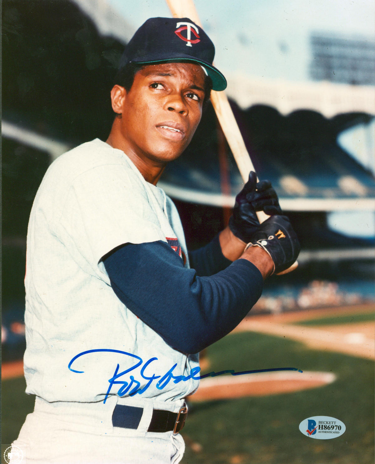 Twins Rod Carew Authentic Signed 8x10 Photo Autographed BAS #H86970