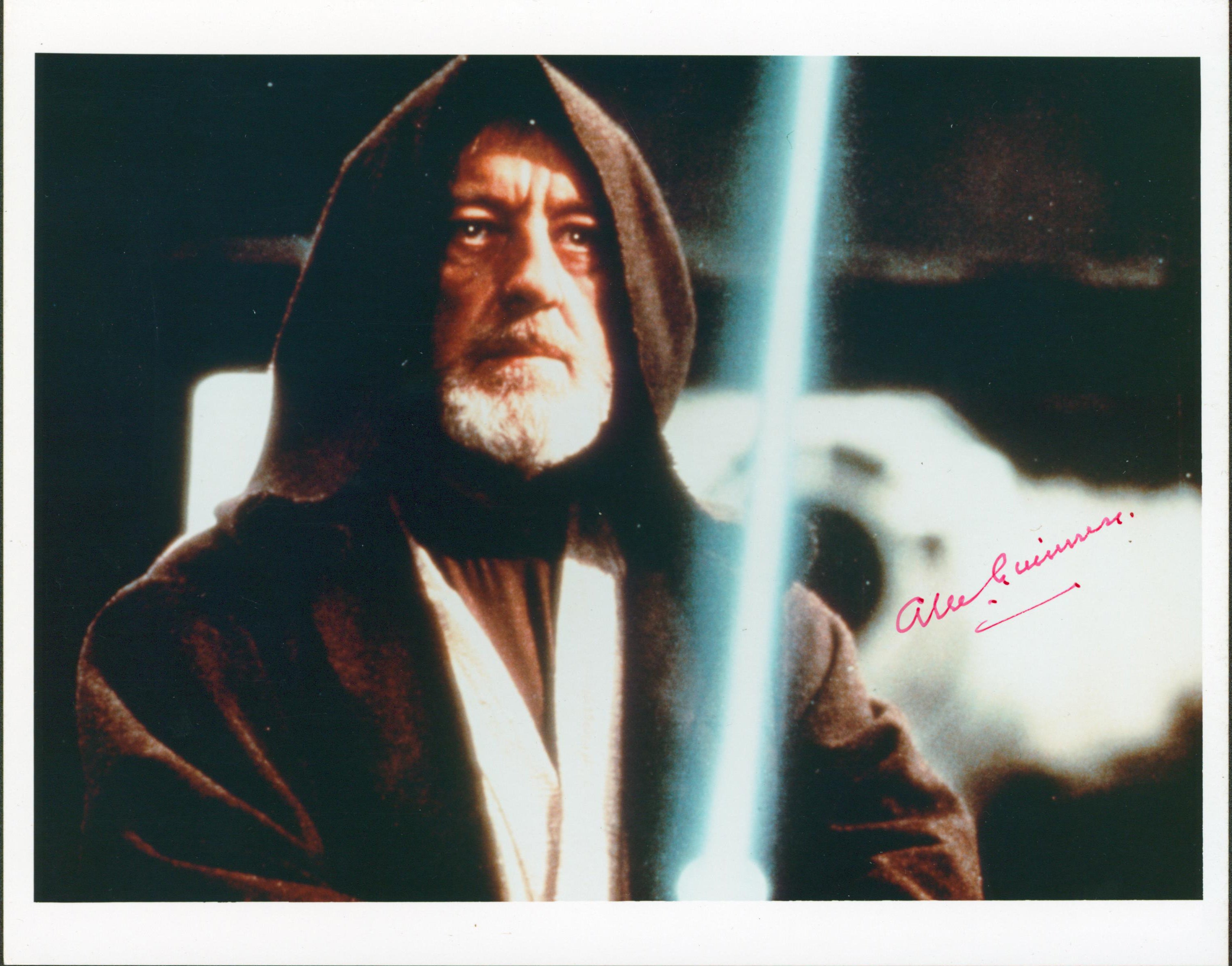 Alec Guinness Star Wars Authentic Signed 8x10 Photo Autographed BAS #AB14168