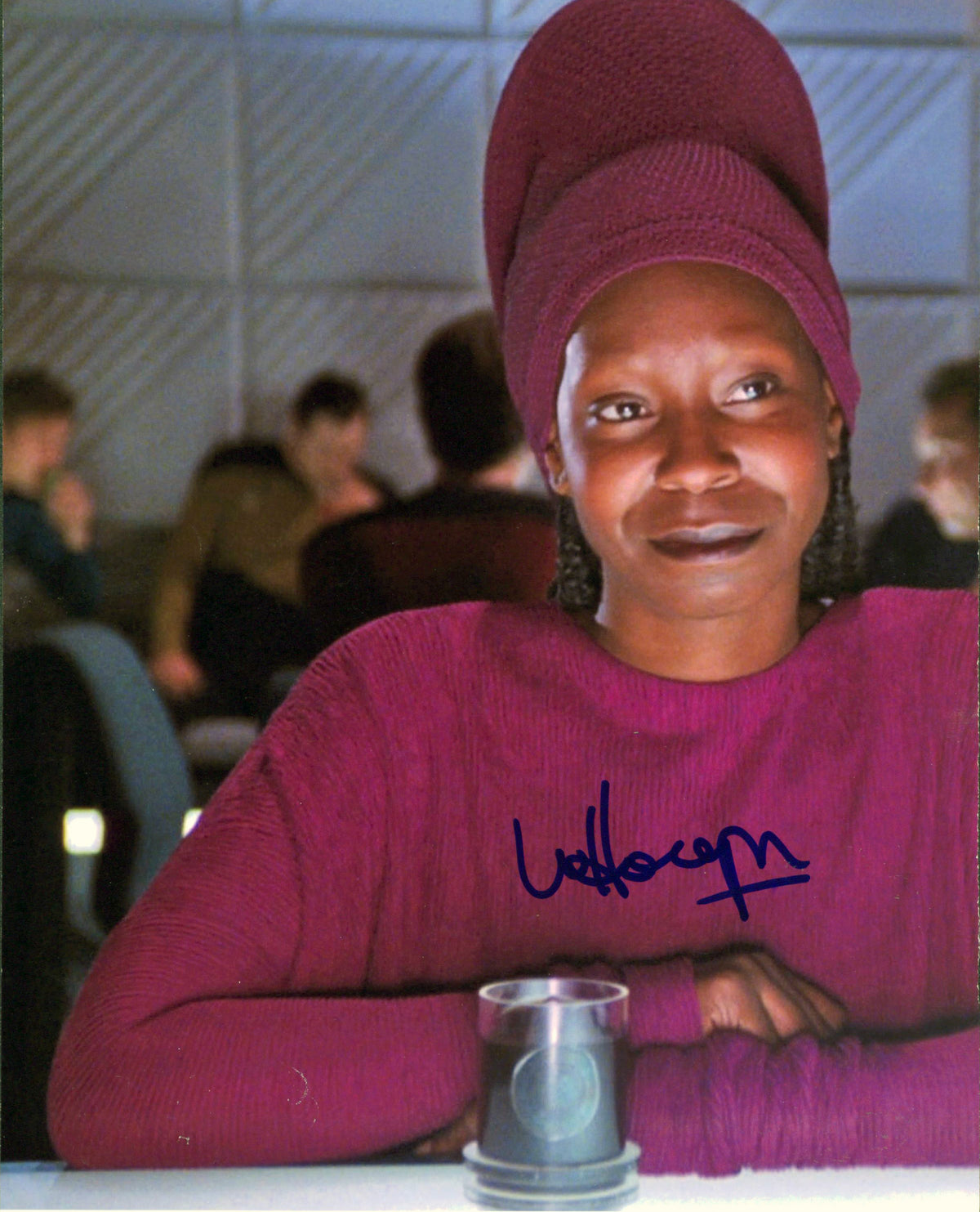 Whoopi Goldberg Star Trek Authentic Signed 8x10 Photo Autographed BAS #H13933