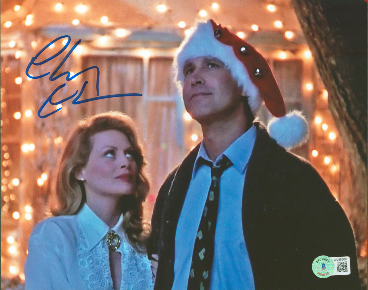 Chevy Chase Christmas Vacation Authentic Signed 8x10 Photo BAS Witness #WV88368