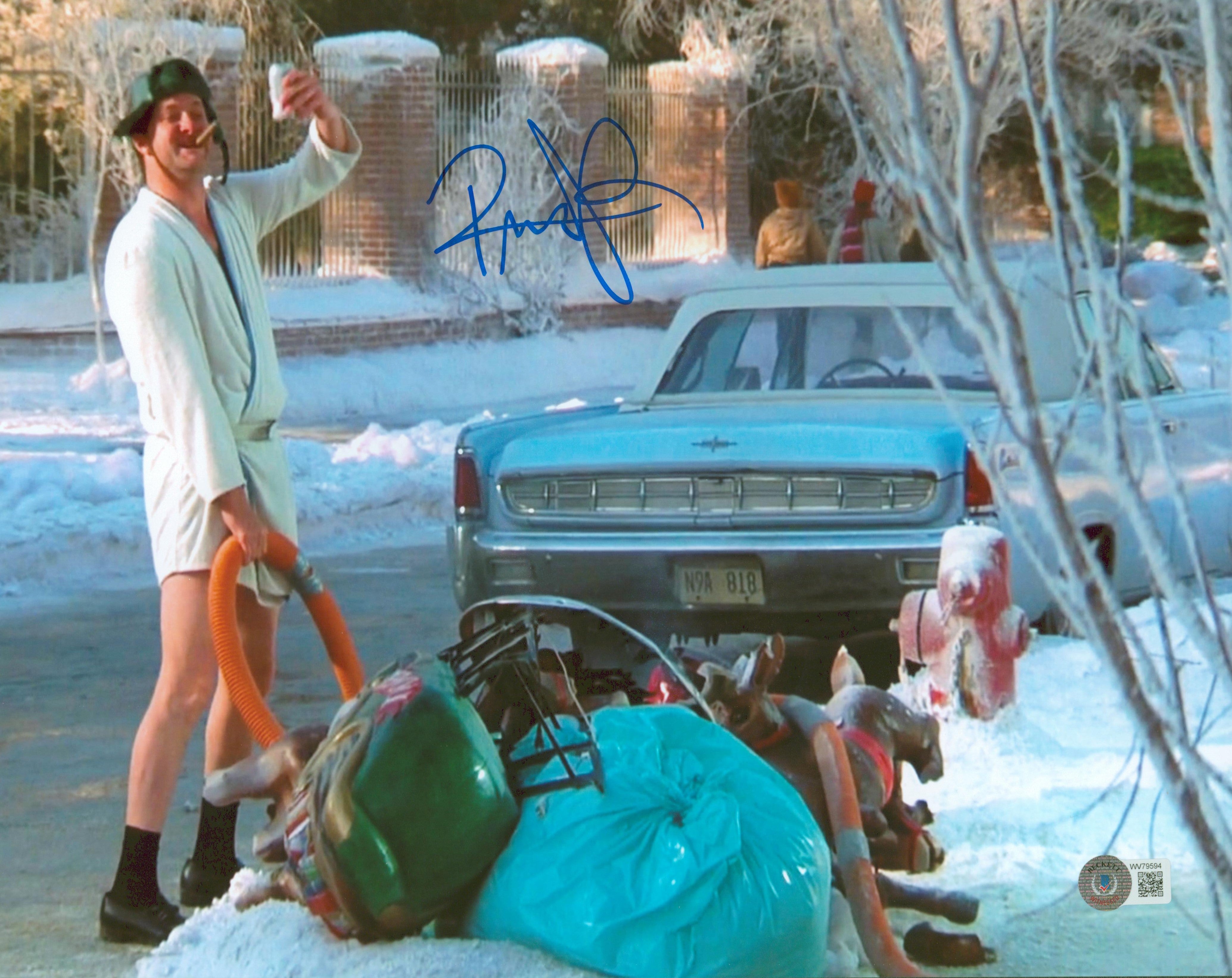 Randy Quaid Christmas Vacation Authentic Signed 11x14 Horizontal Photo BAS Wit