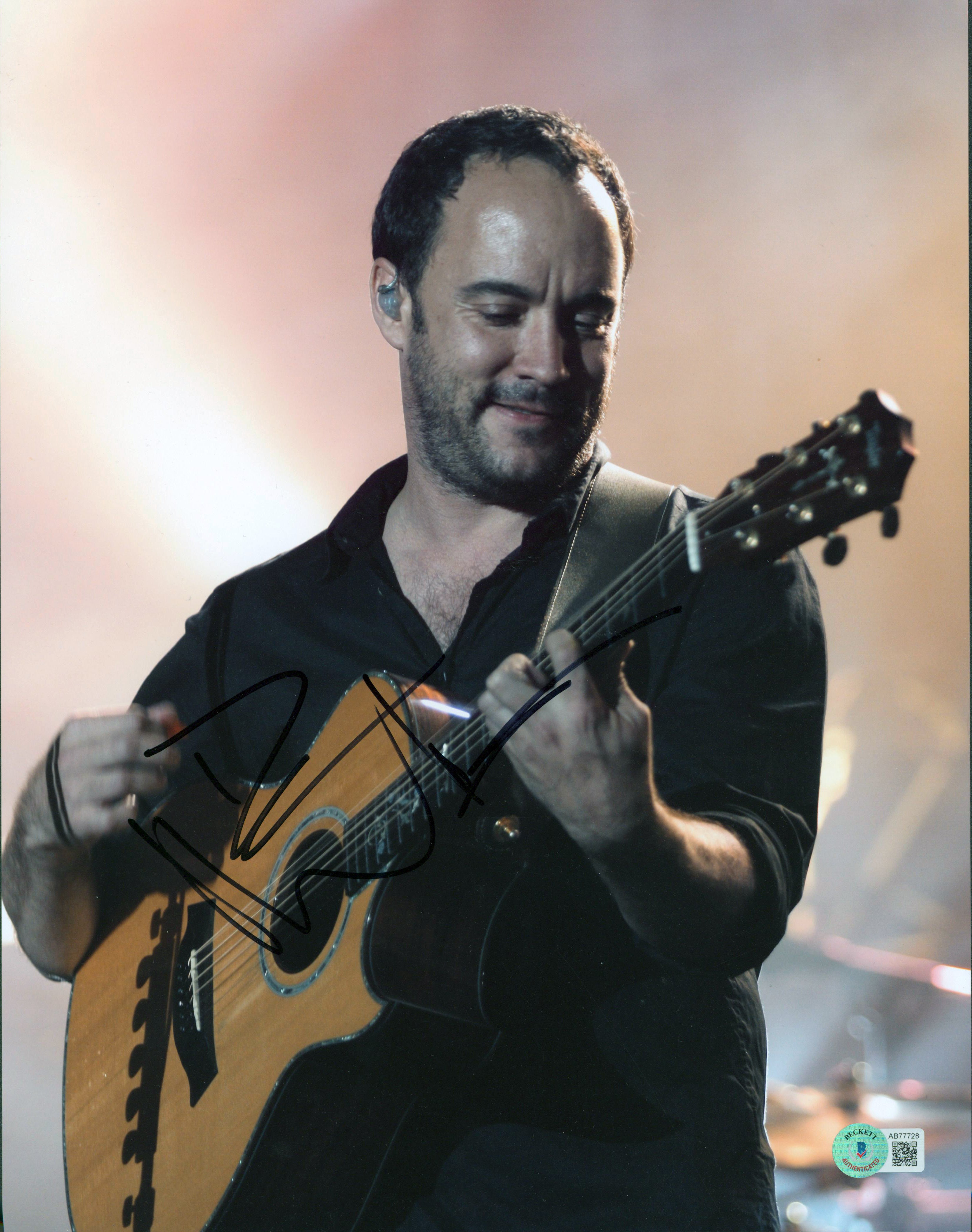 Dave Matthews DMB Authentic Signed 11x14 Photo Autographed BAS #AB77728