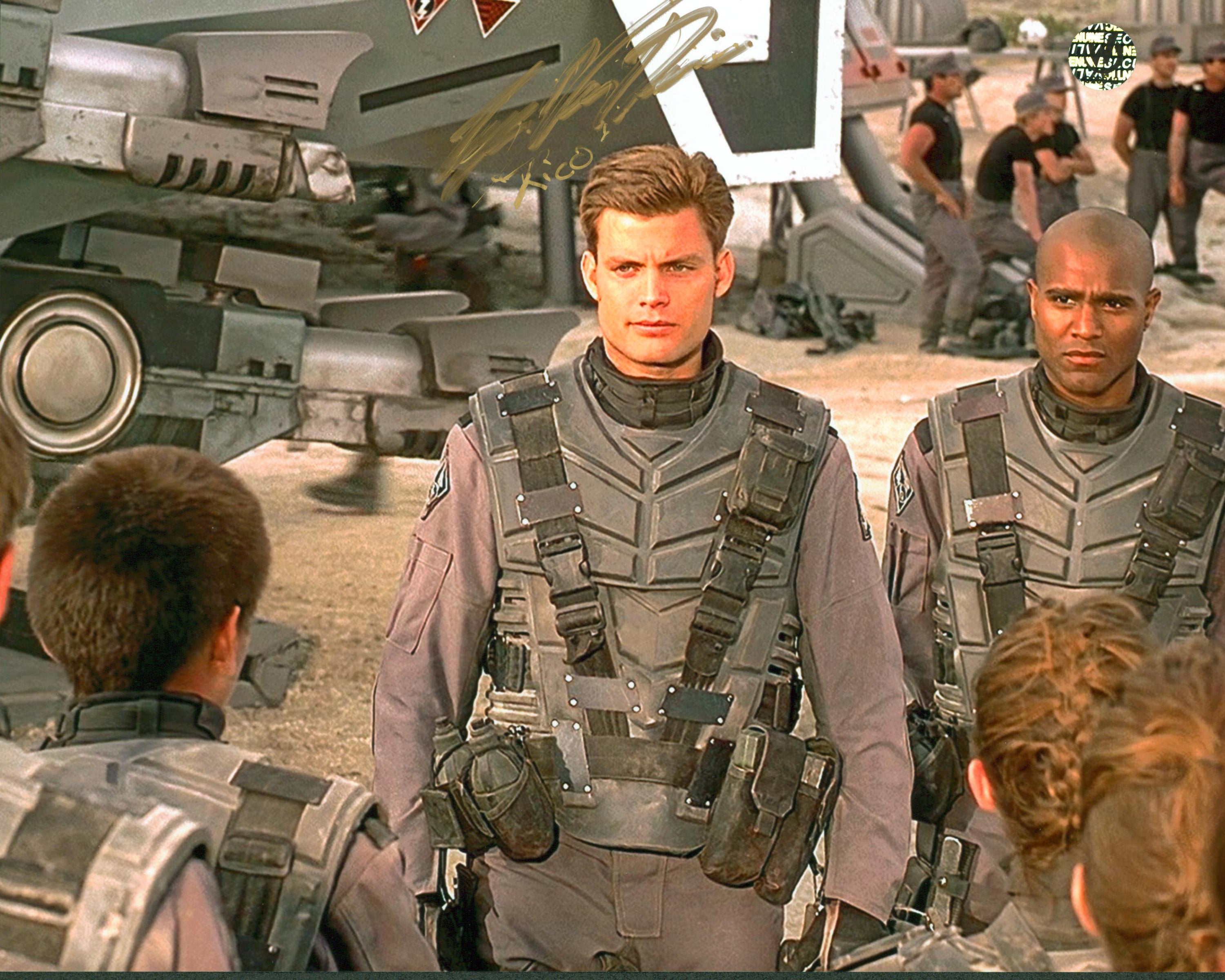 Casper Van Dien Starship Troopers "Rico" Signed 8x10 Photo Wizard World 2
