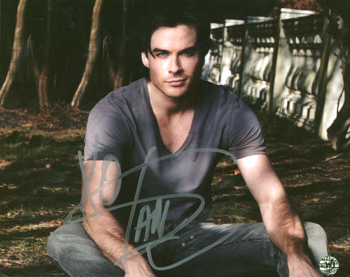 Ian Somerhalder The Vampire Diaries Authentic Signed 8x10 Photo Wizard World 2