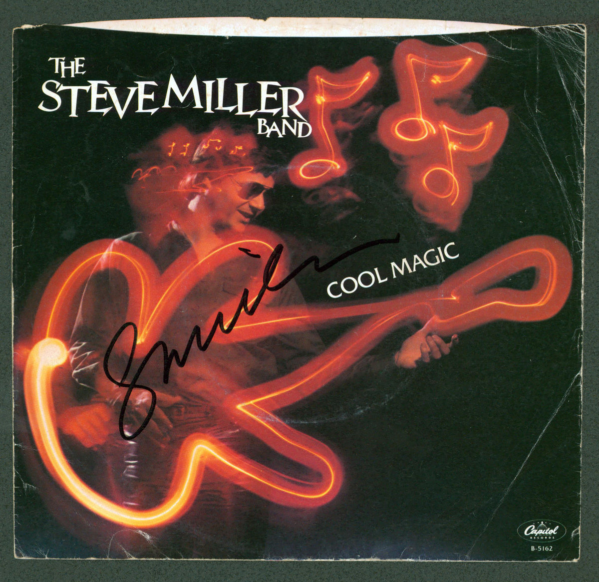 Steve Miller Authentic Signed Cool Magic 45 RPM Album Cover BAS #BG83014