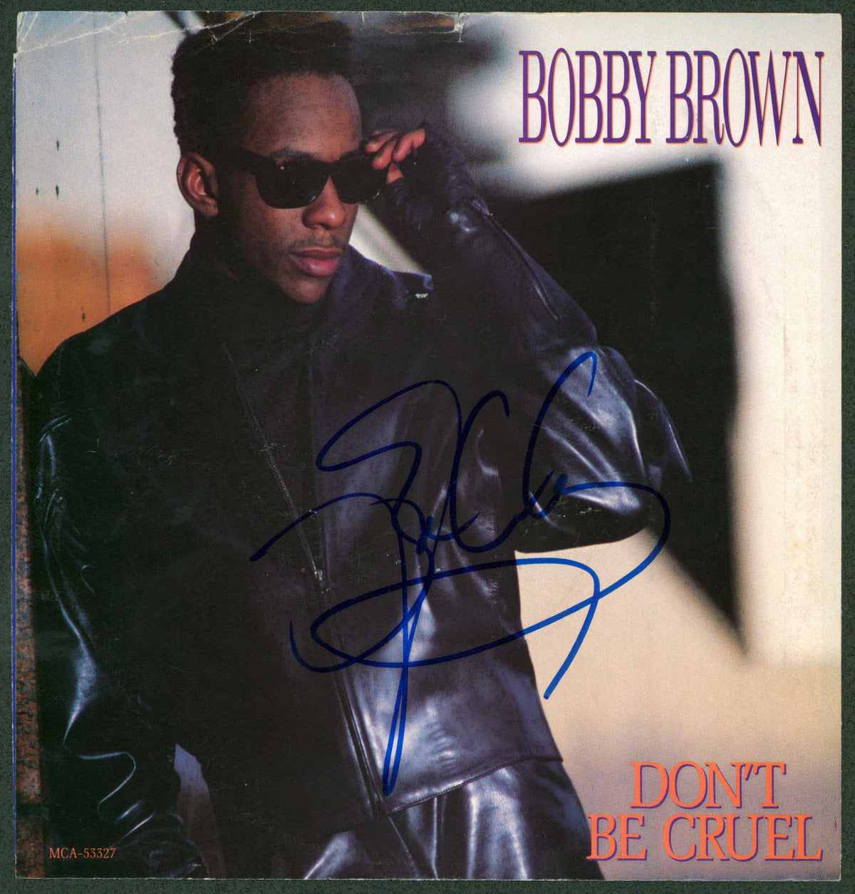 Bobby Brown Authentic Signed Don't Be Cruel 45 RPM Album Cover BAS #BG83008