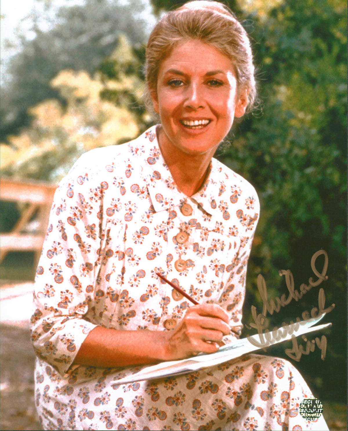 Michael Learned The Waltons "Livy" Signed 8x10 Photo Wizard World #029542