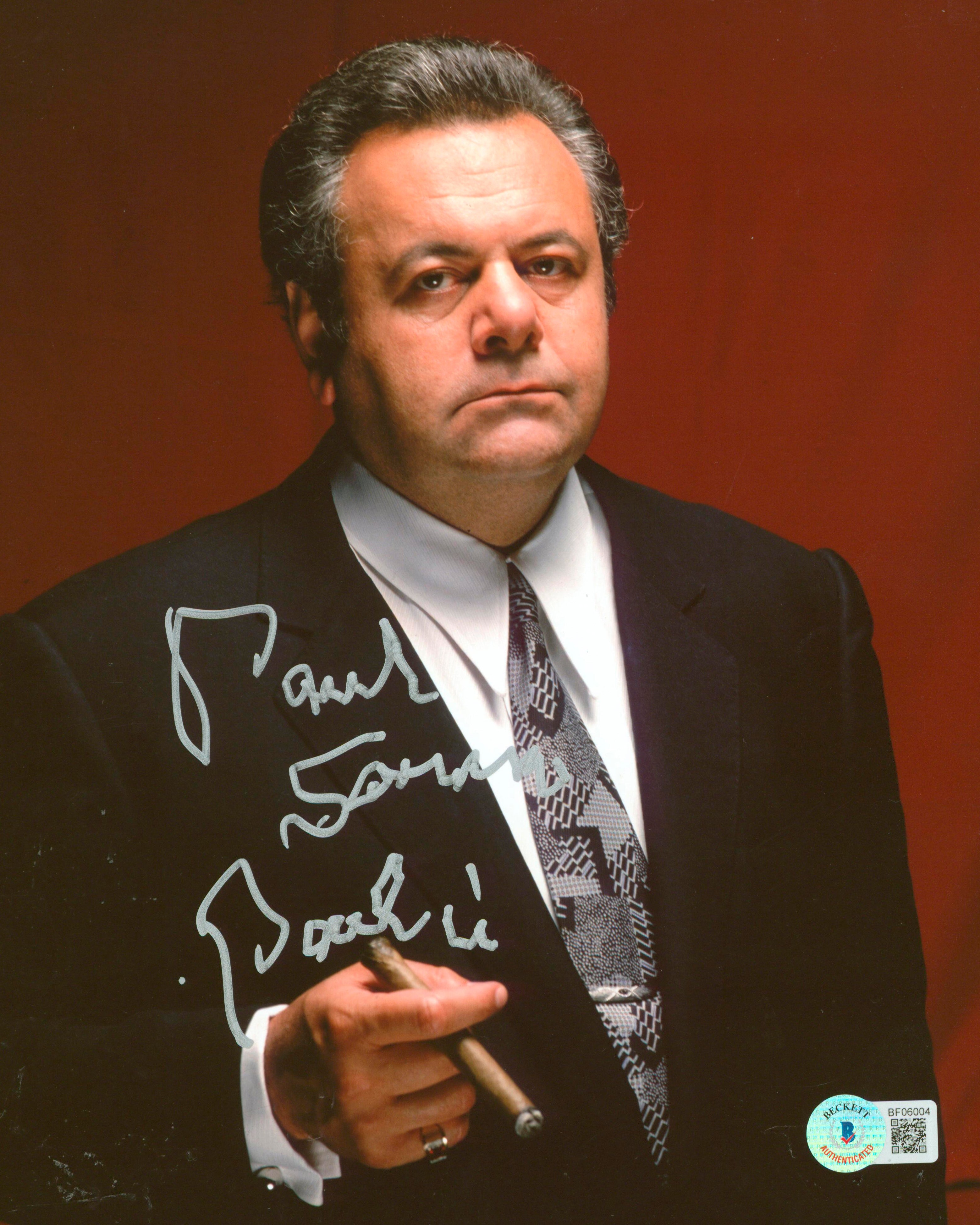 Paul Sorvino Goodfellas "Paulie" Authentic Signed 8x10 Photo BAS #BF06004