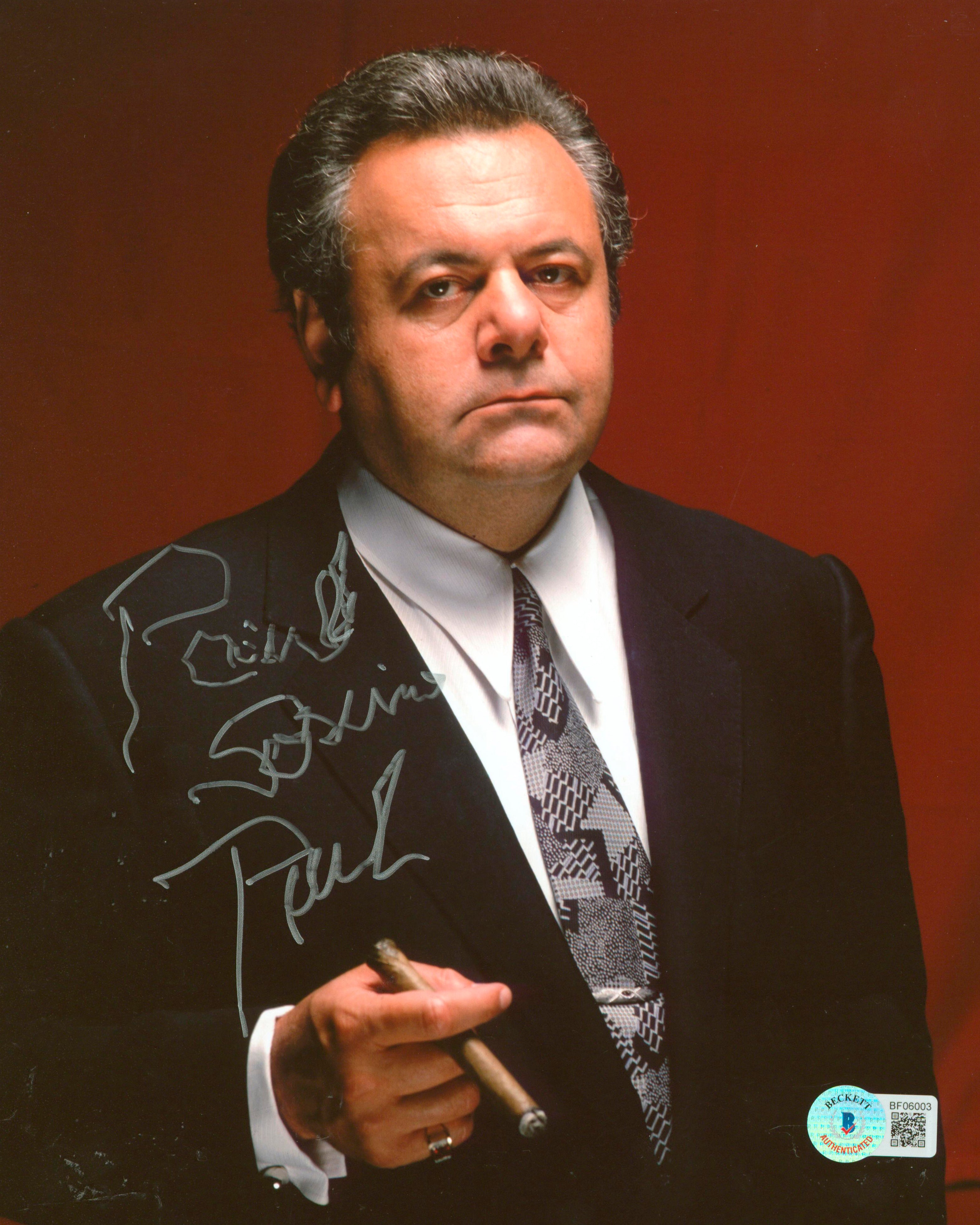 Paul Sorvino Goodfellas "Paulie" Authentic Signed 8x10 Photo BAS #BF06003