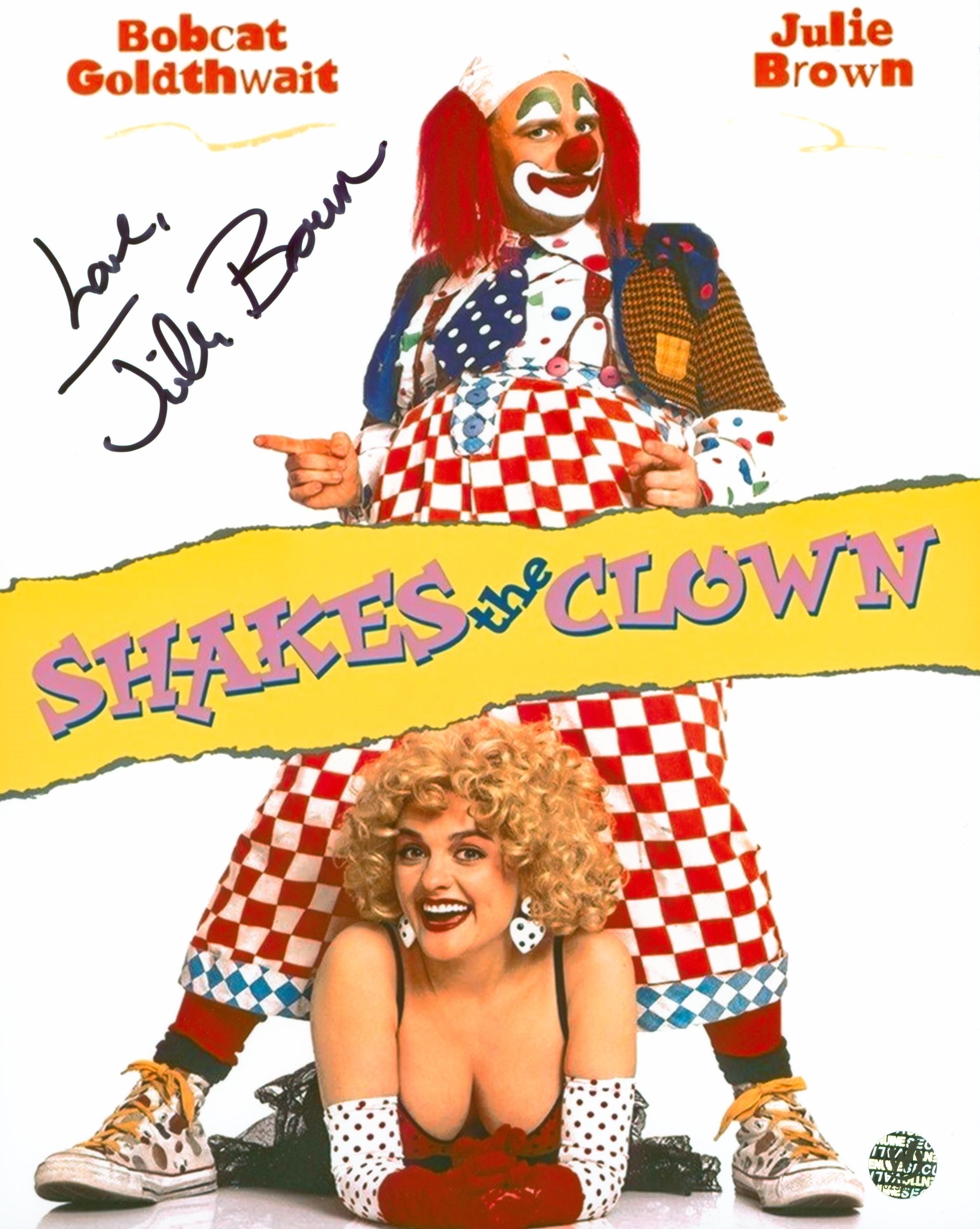 Julie Brown Shakes the Clown "Love" Authentic Signed 8x10 Photo Wizard World