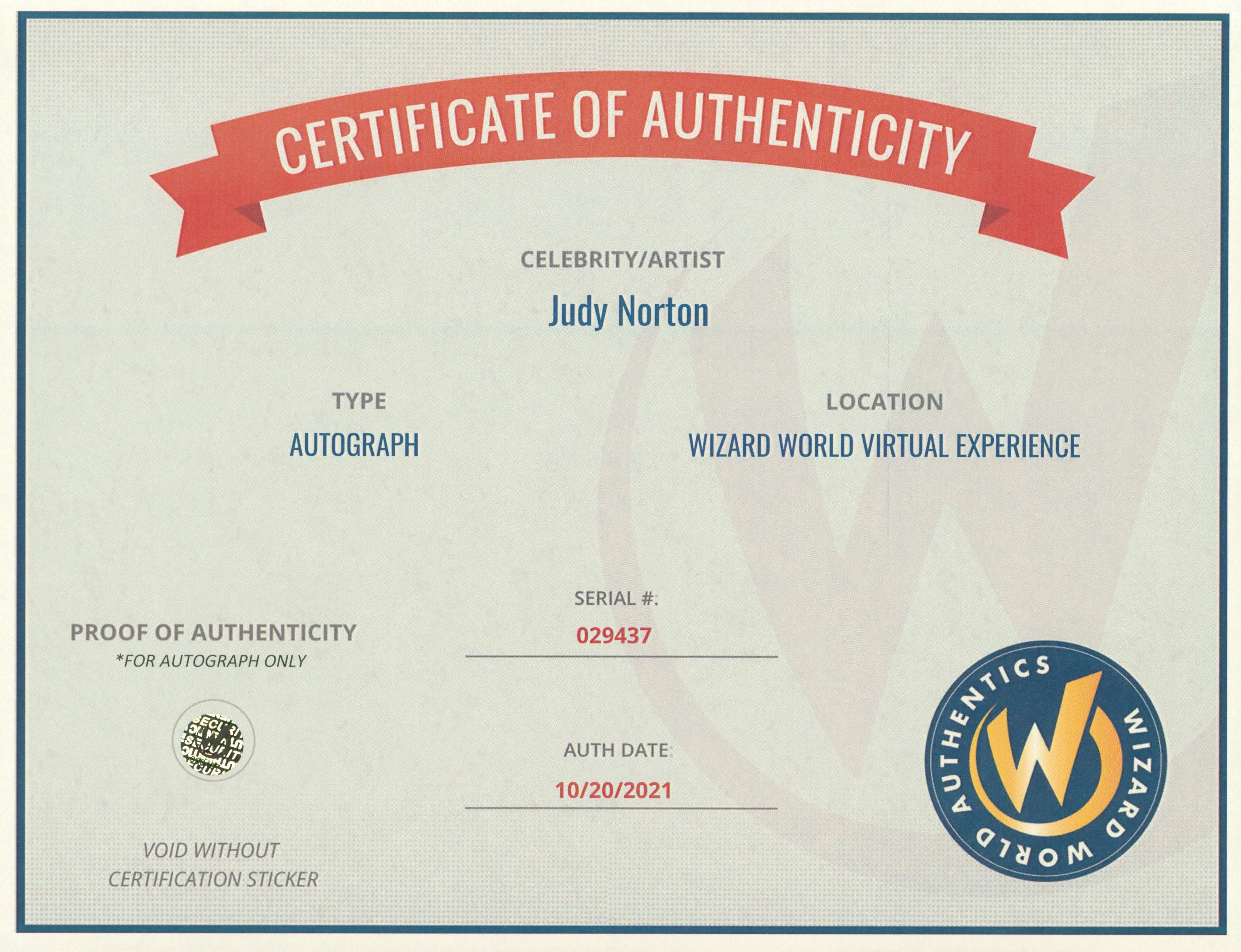 Judy Norton The Waltons Authentic Signed 8x10 Photo Autographed Wizard World 4