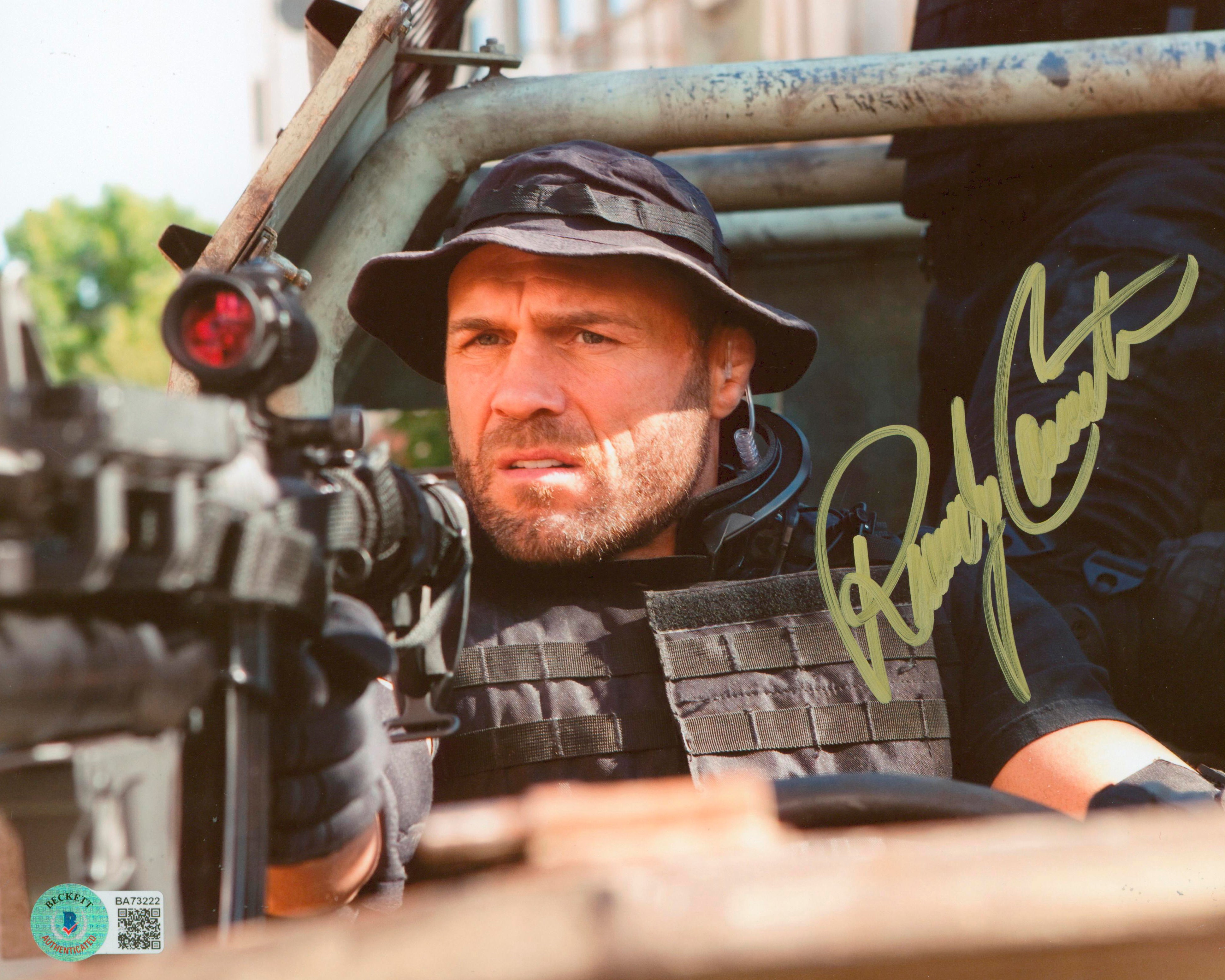 Randy Couture The Expendables 2 Authentic Signed 8x10 Photo BAS #BA73222