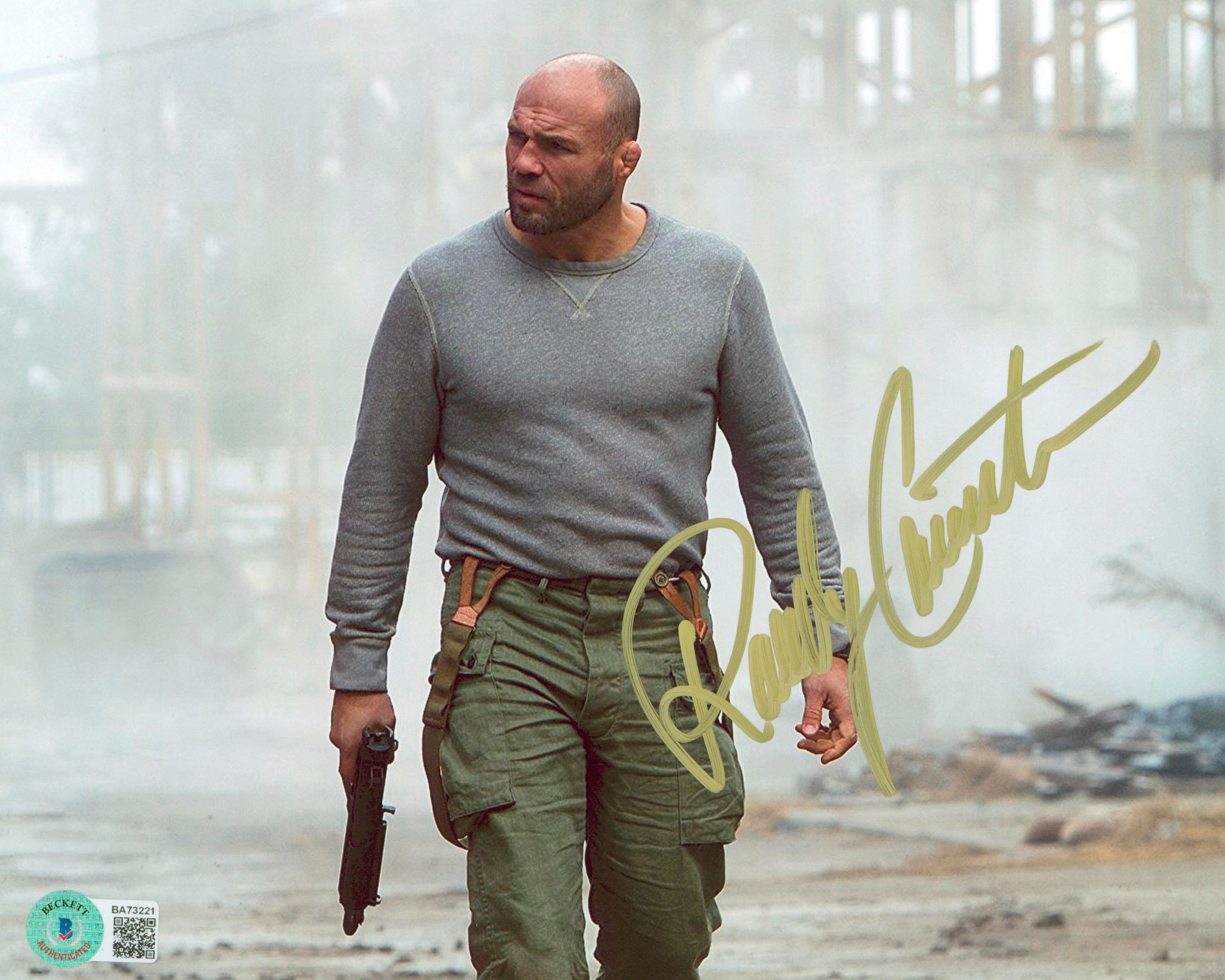 Randy Couture The Expendables 2 Authentic Signed 8x10 Photo BAS #BA73221