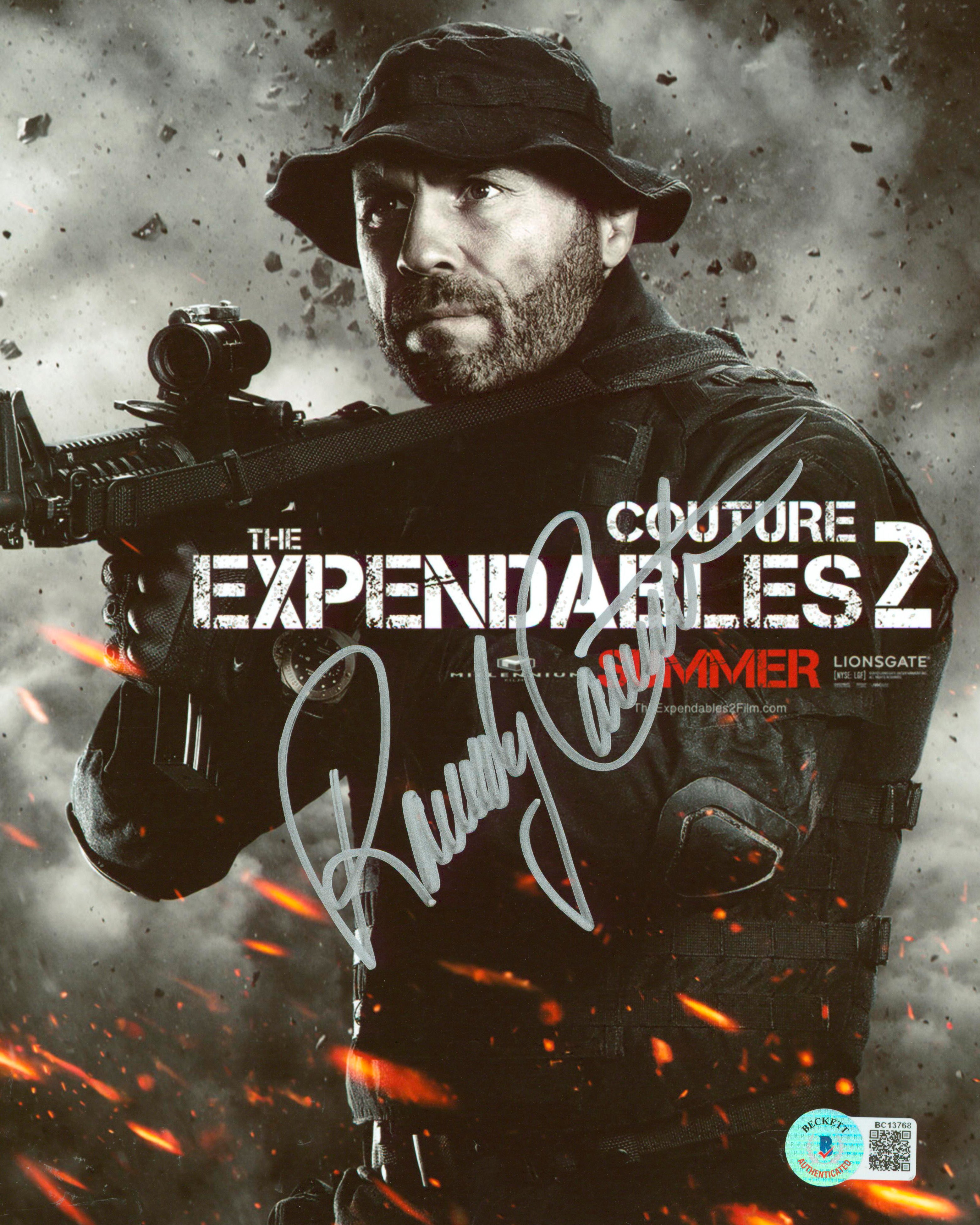 Randy Couture The Expendables 2 Authentic Signed 8x10 Photo BAS #BC13768