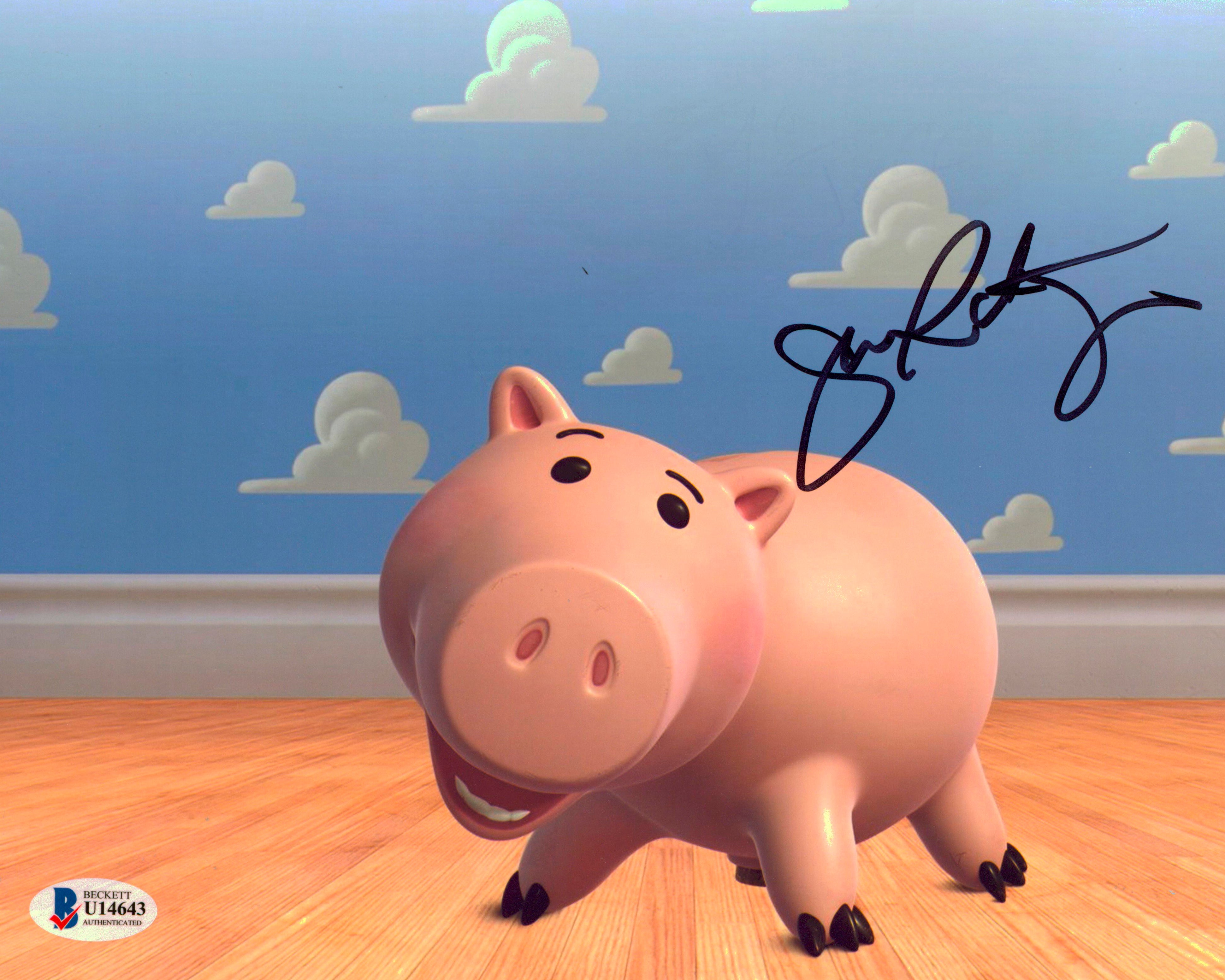 John Ratzenberger Toy Story Authentic Signed 8x10 Photo Autographed BAS #U14643